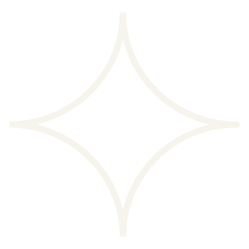 A white star-shaped figure on a black background.