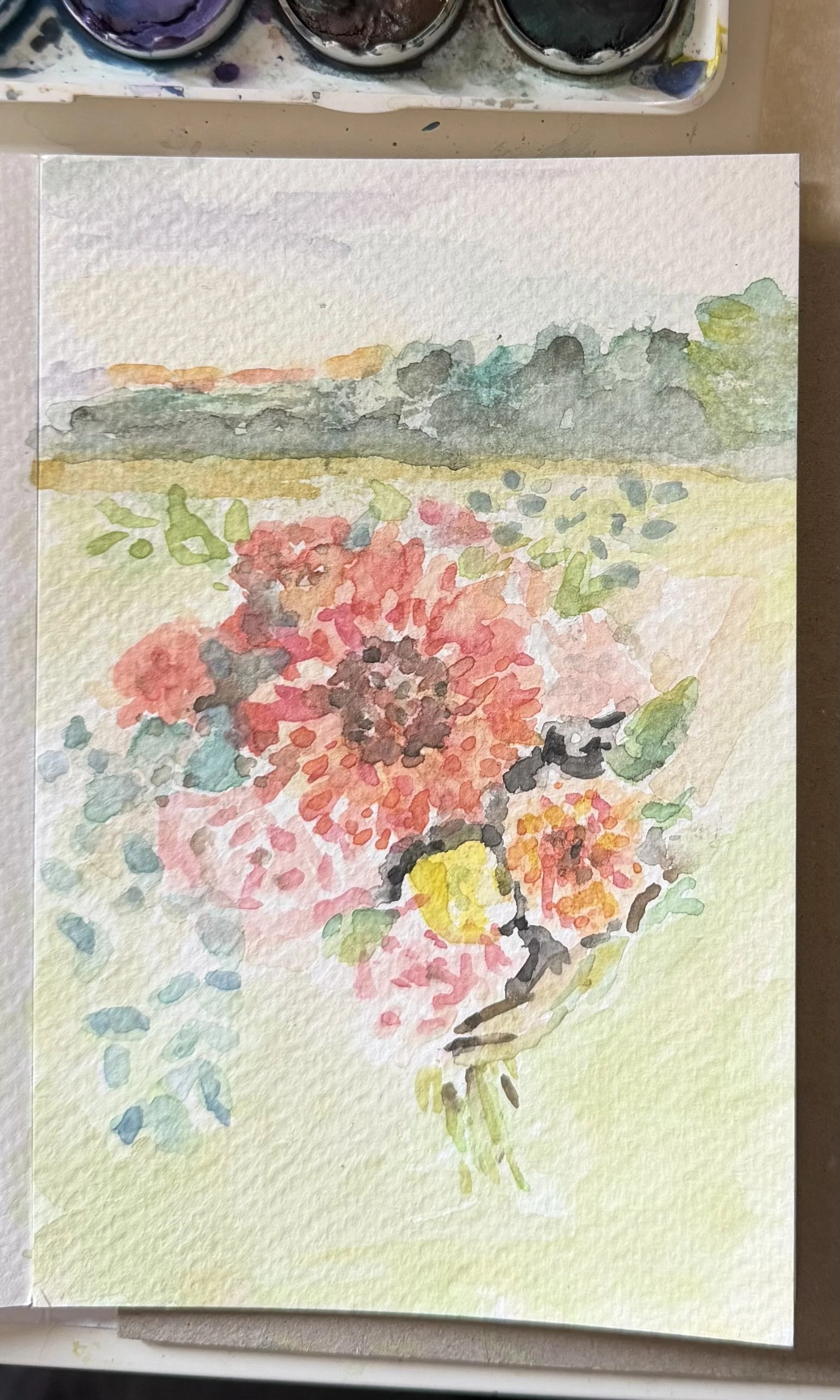 Watercolor painting