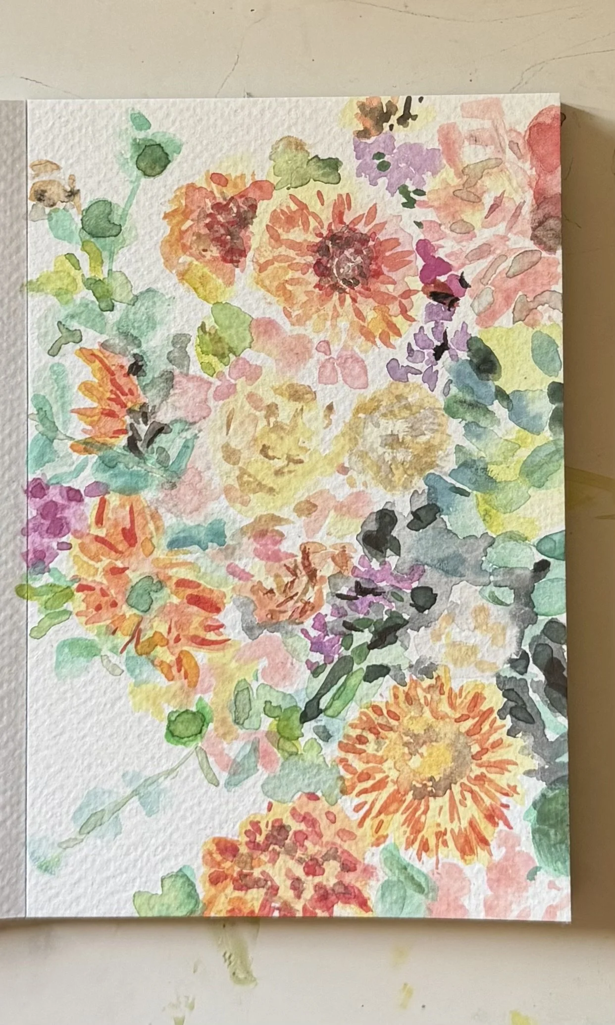 Watercolor painting