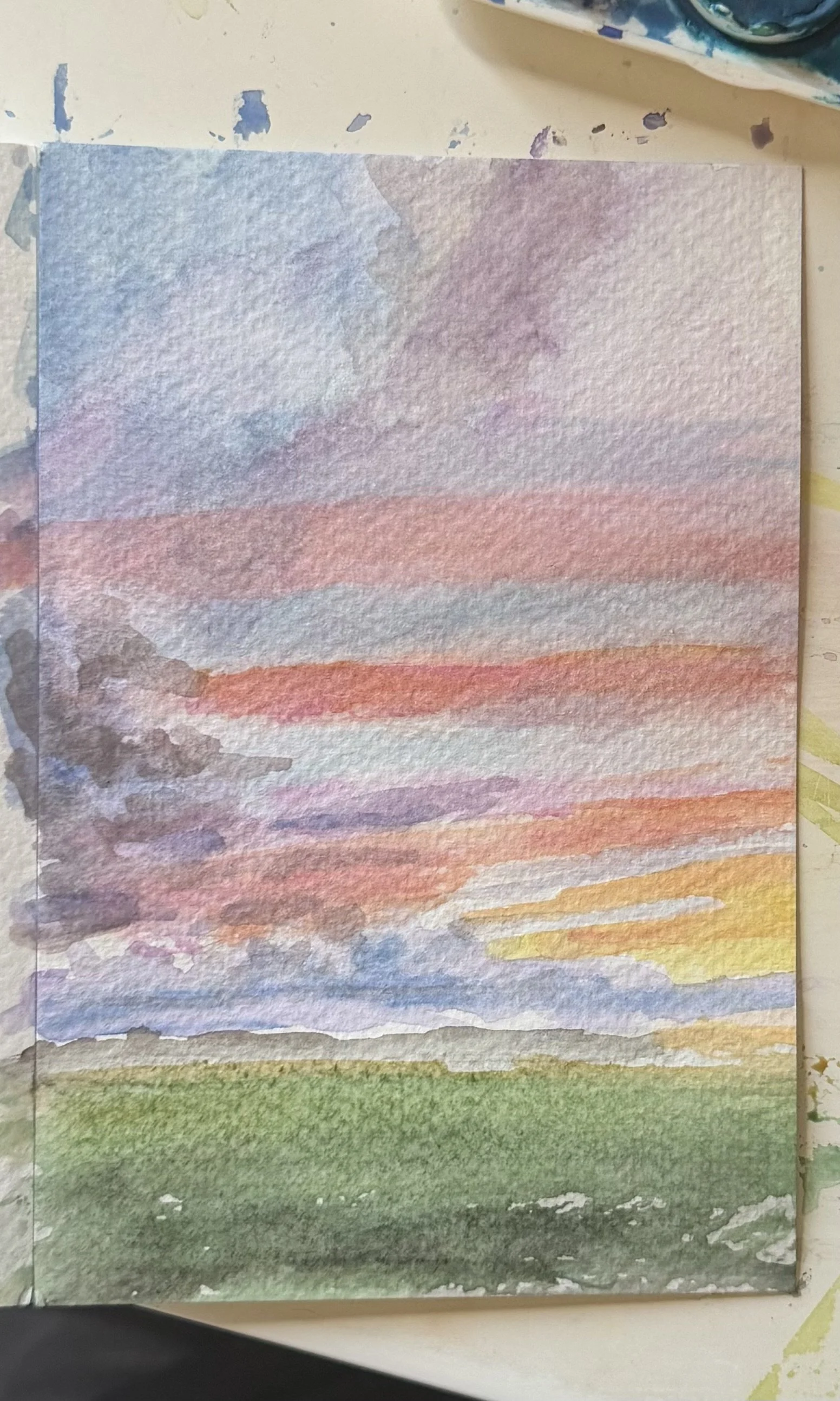 Watercolor painting