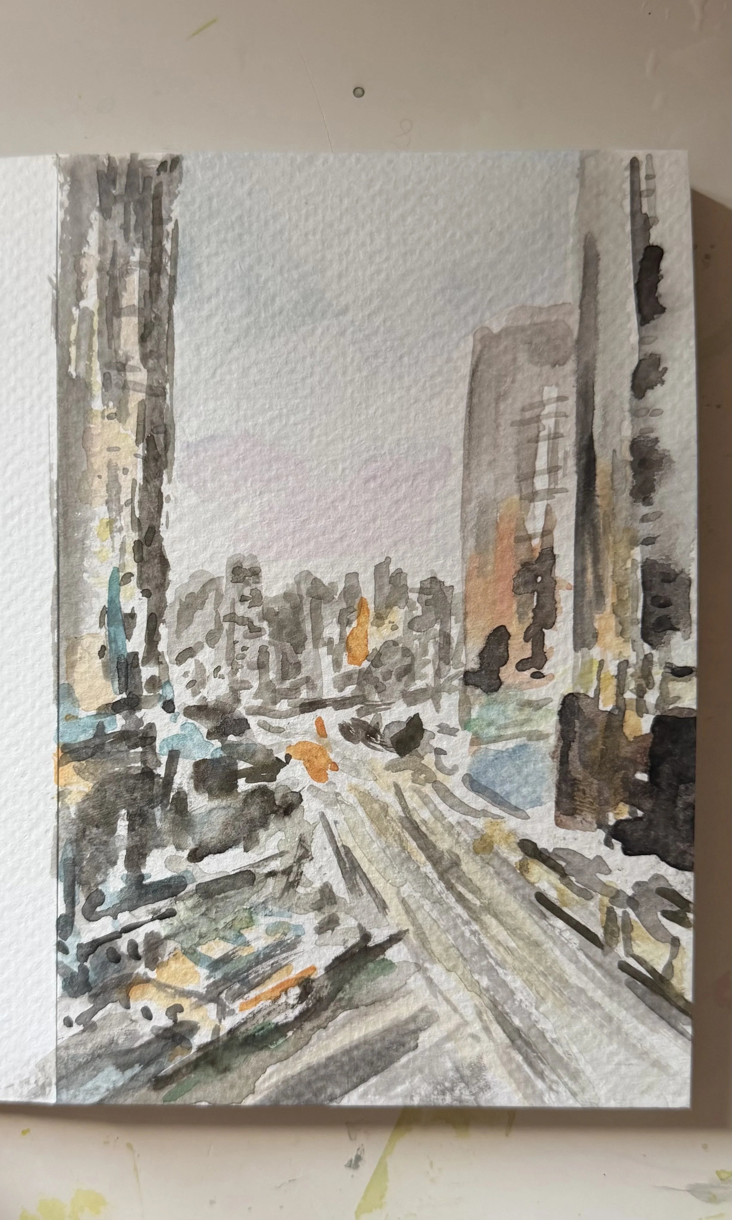 Watercolor painting