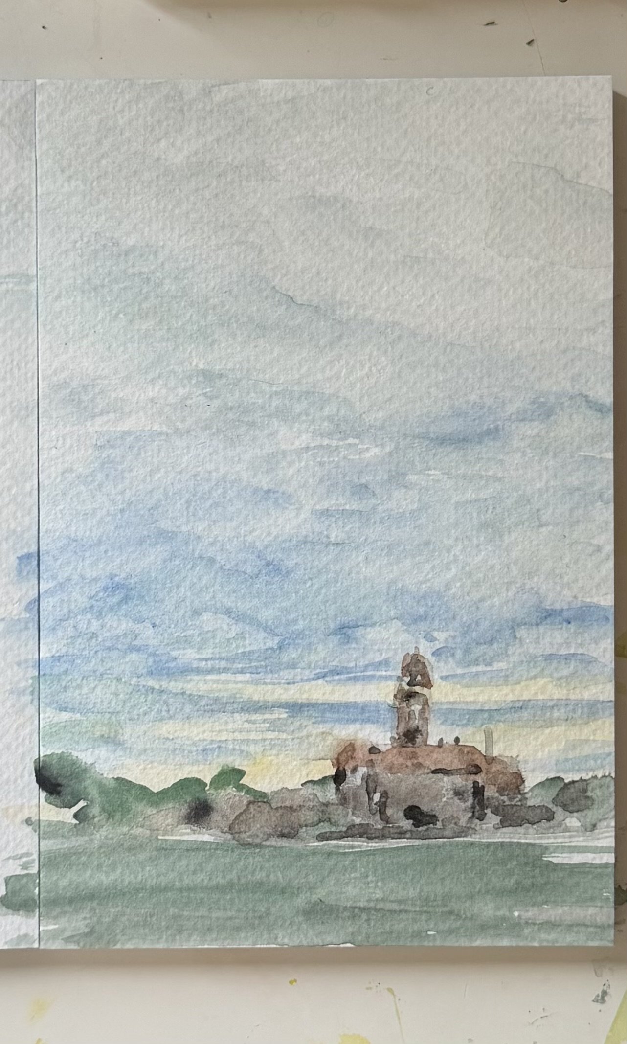 Watercolor painting