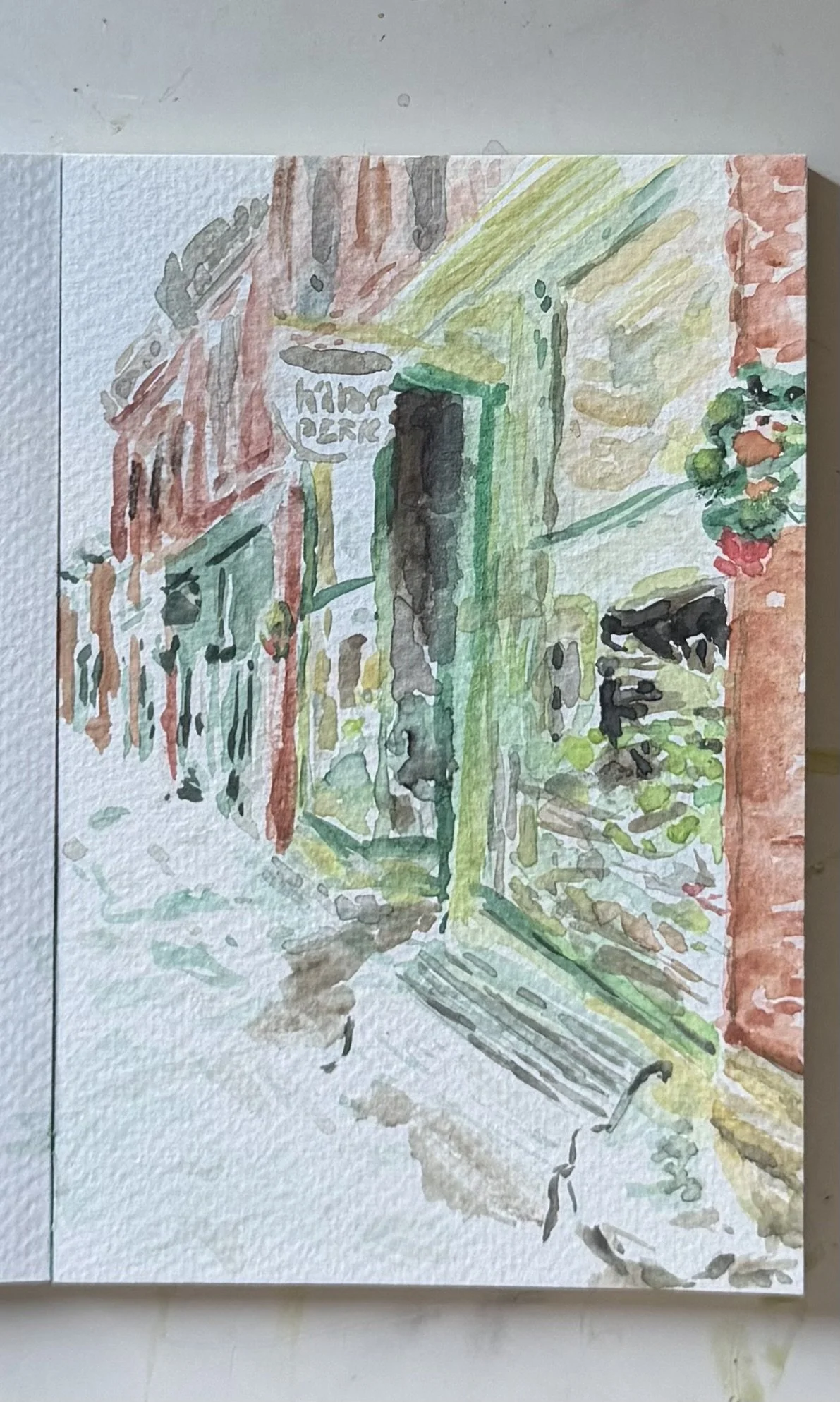 Watercolor painting