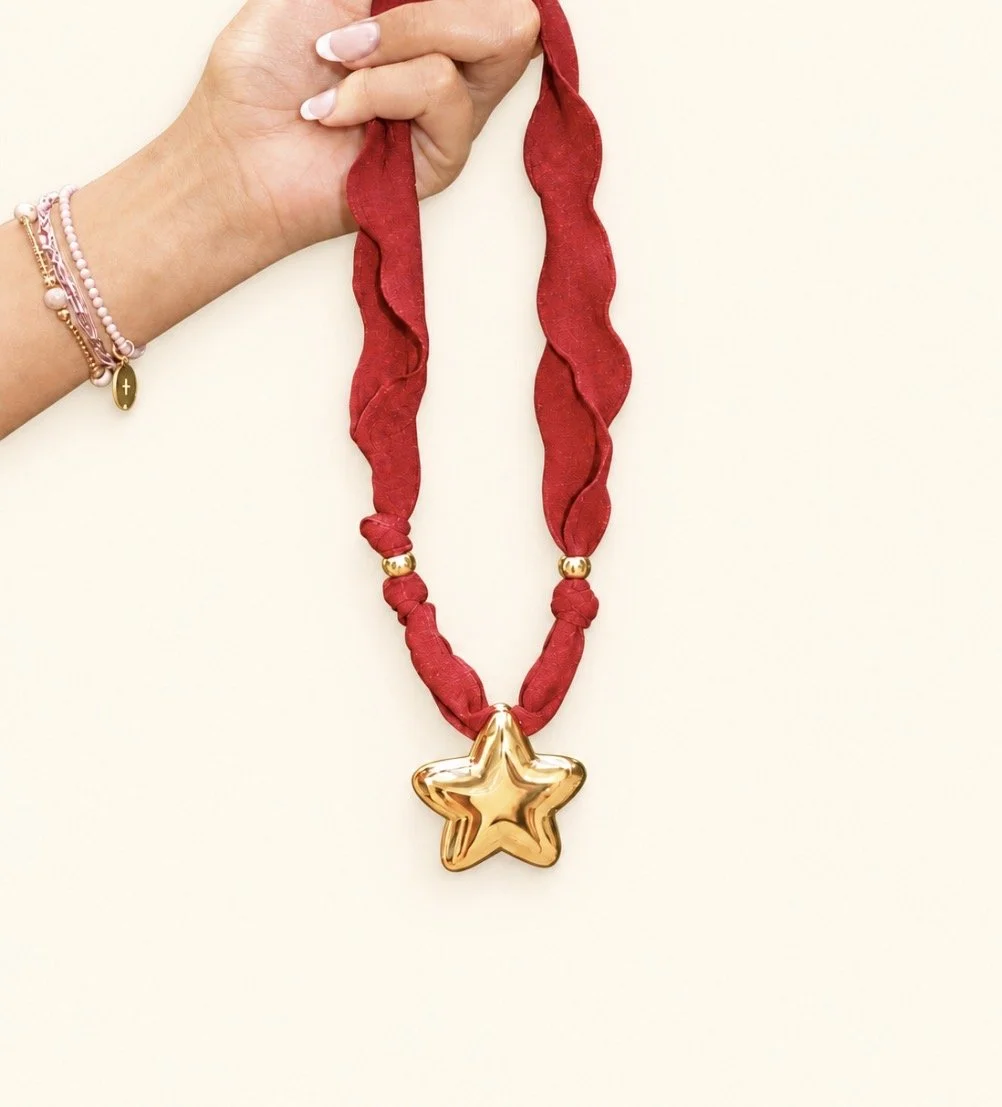 Crimson Star Necklace