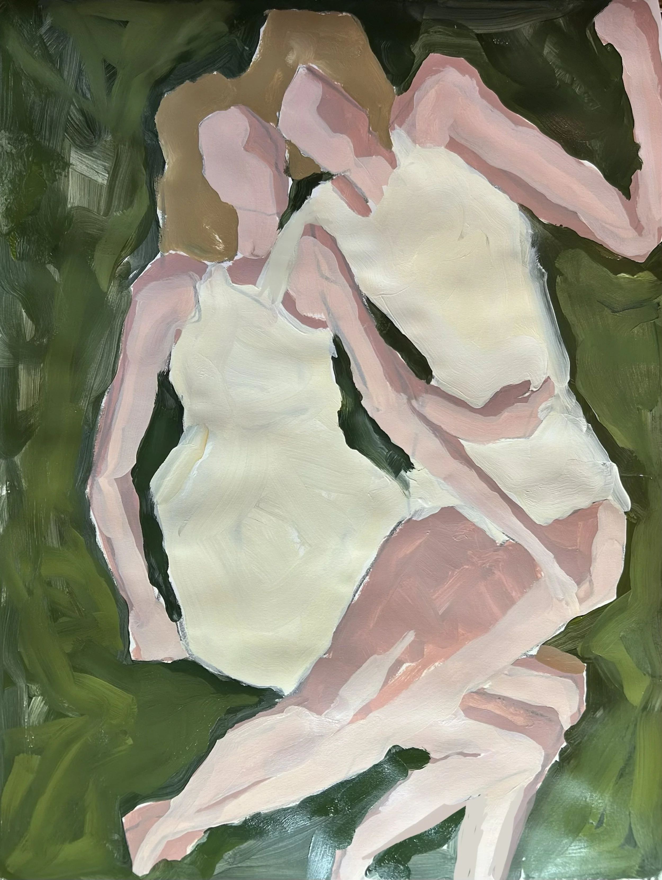 Two figures in the grass
24 x 18 in acrylic on paper
$225