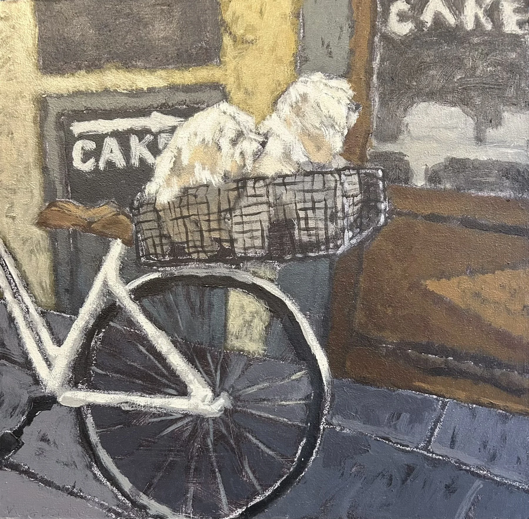 Two for the road
16 x 16 acrylic on muslin board
$395