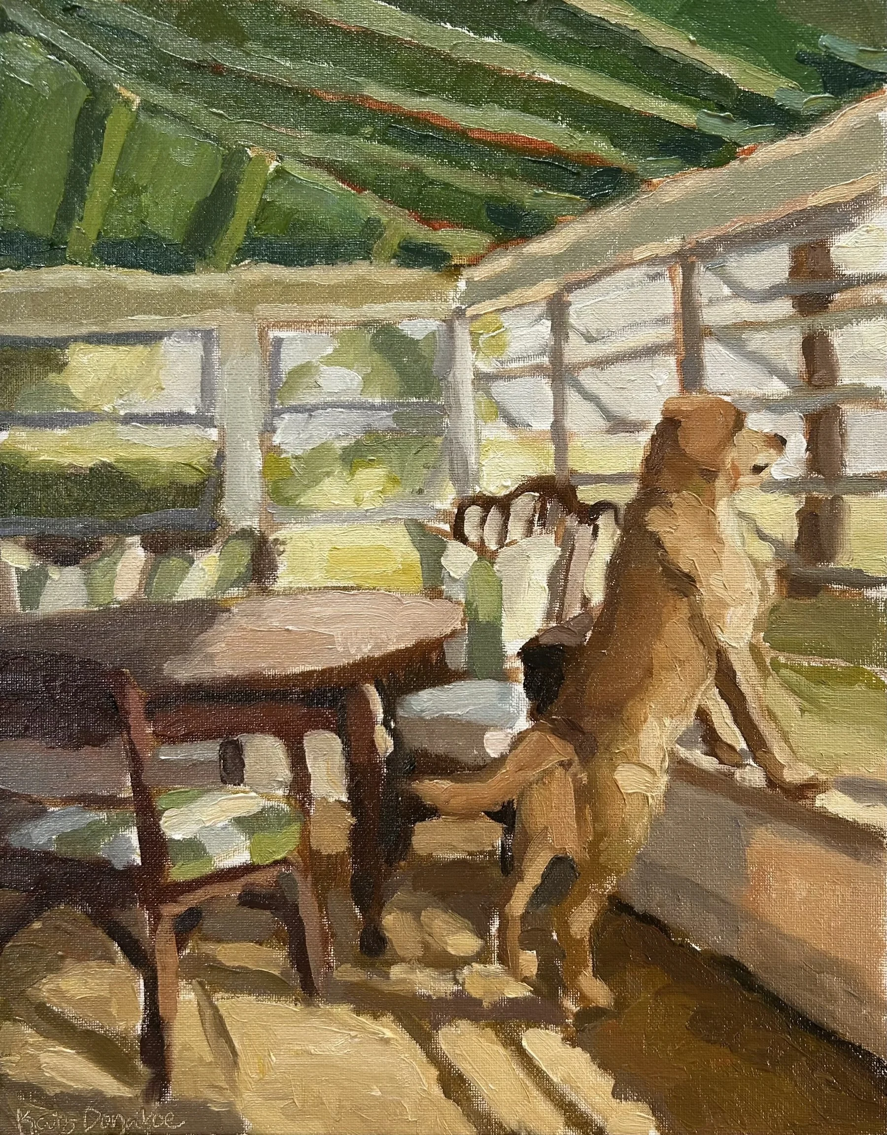 Keeping watch
14 x 11 in oil on canvas board
$350