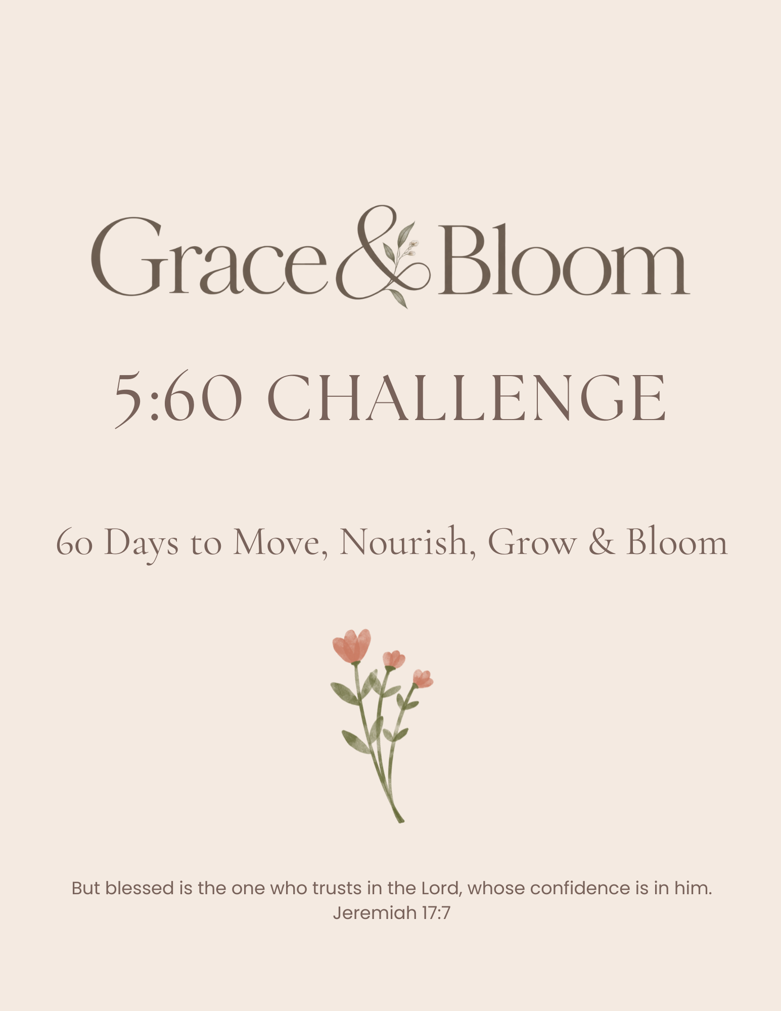 5:60 Challenge — 60 Days to Move, Nourish, Grow & Bloom