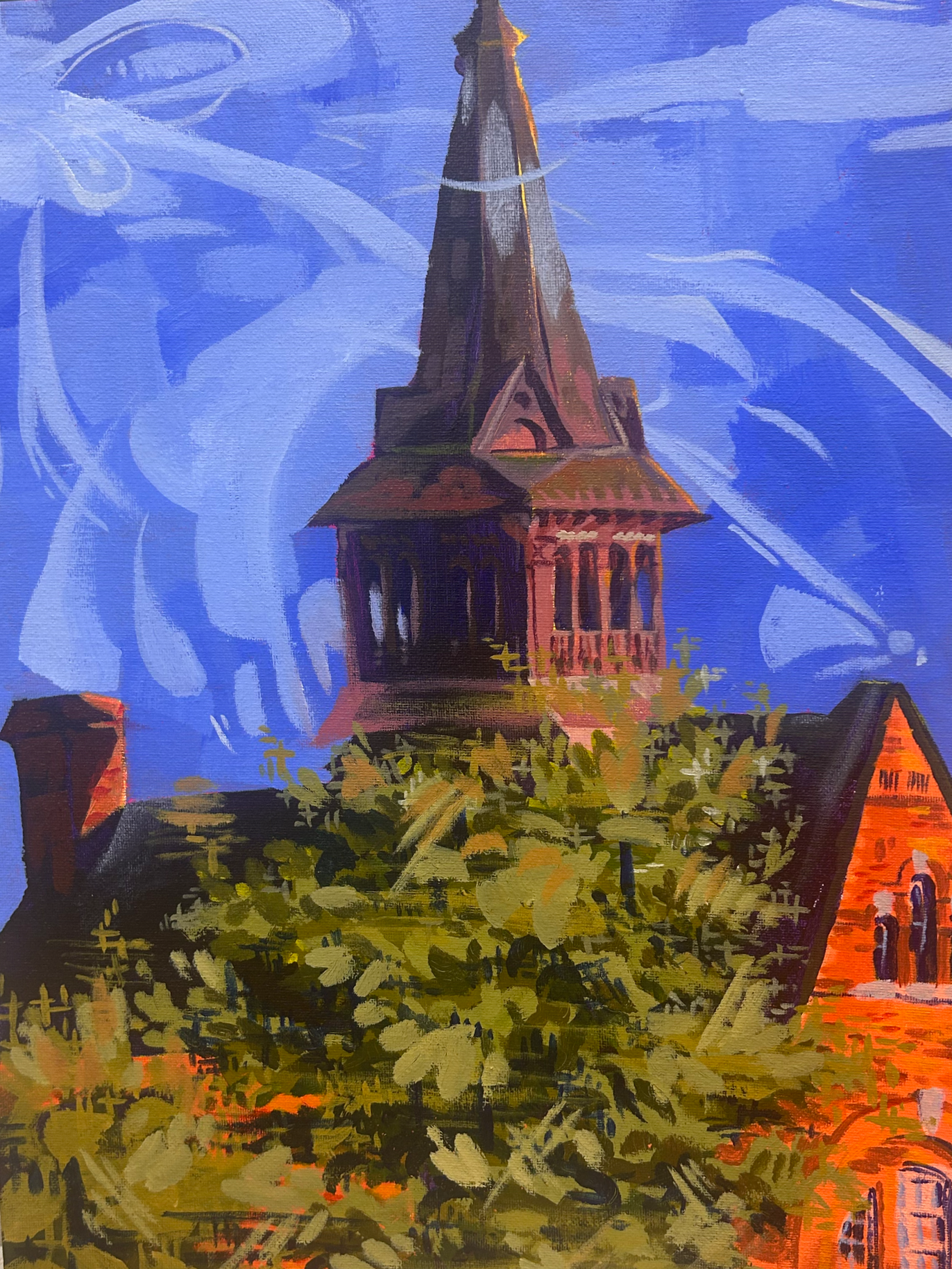 "Old Mill"
12in x 16in
Acrylic on Canvas Board