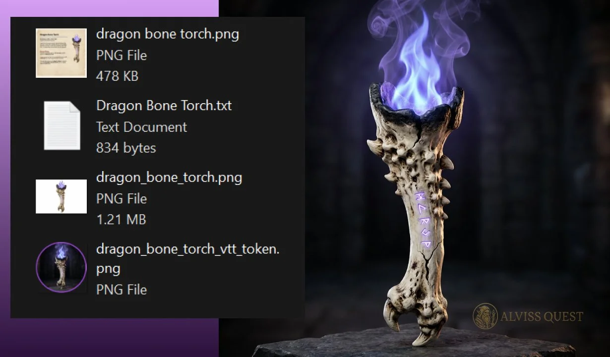 Dragon Bone Torch!