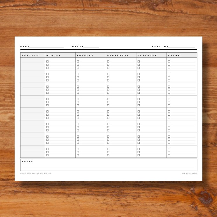 Printable Blank Grid