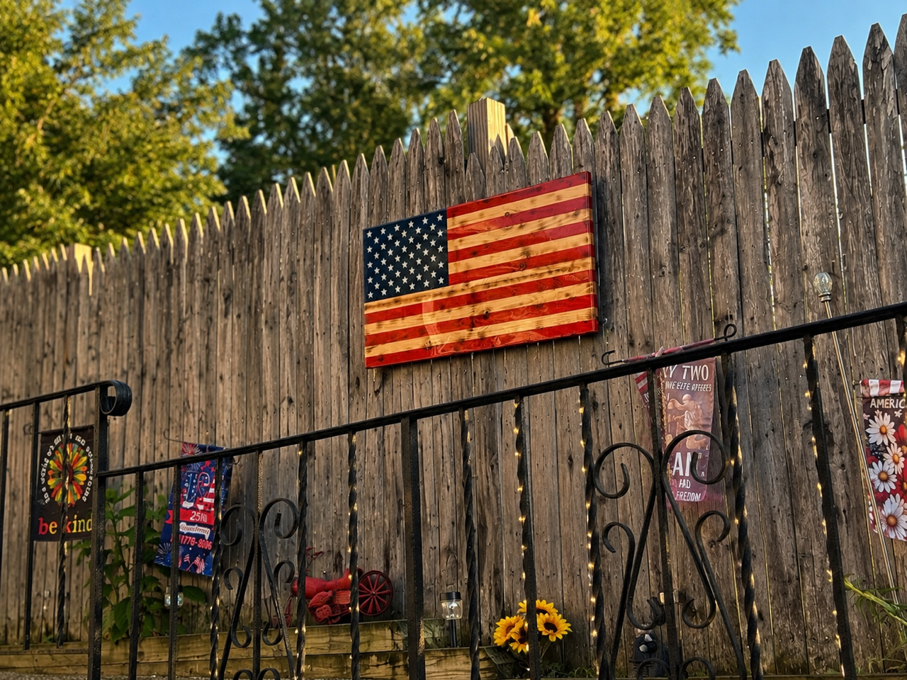 OutDoor Large USA Flag (Glaze Coated)