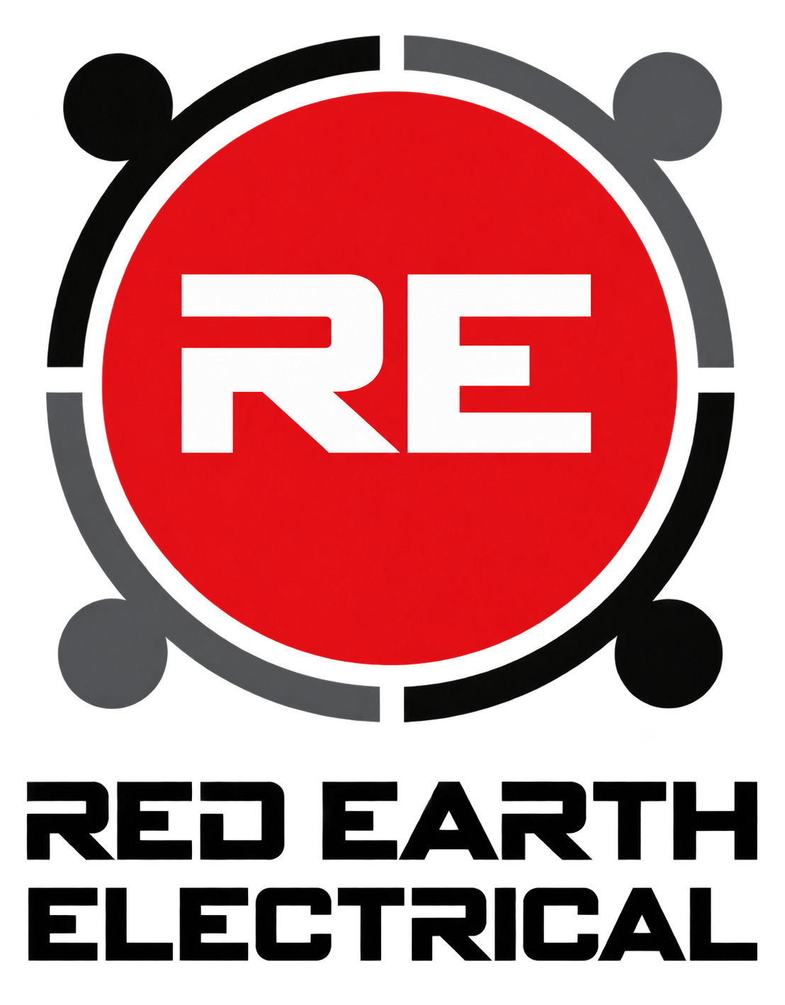 Red Earth Electrical logo.