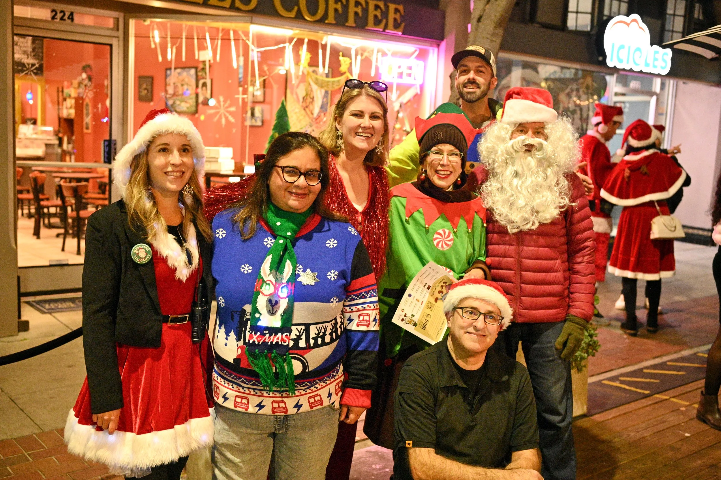 Lead Santas with 2025 Mayor and City Council Members