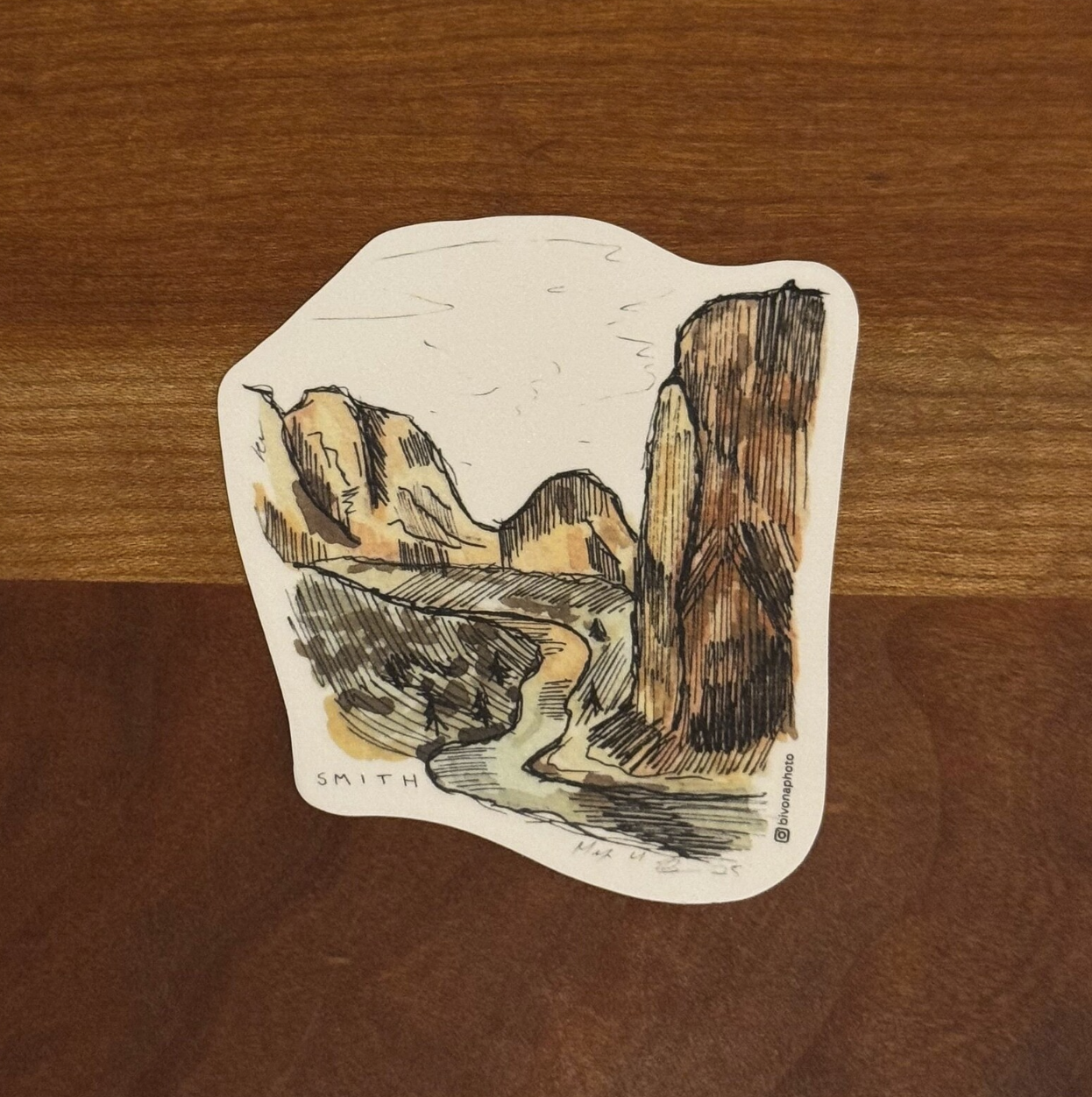Smith Rock Sticker (color)