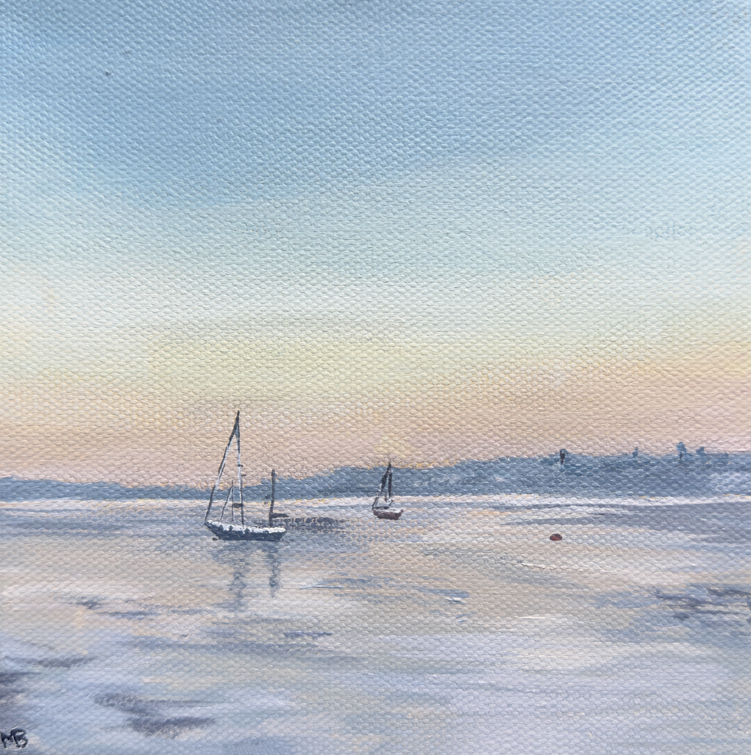 "Sailing" Acrylic Painting Print