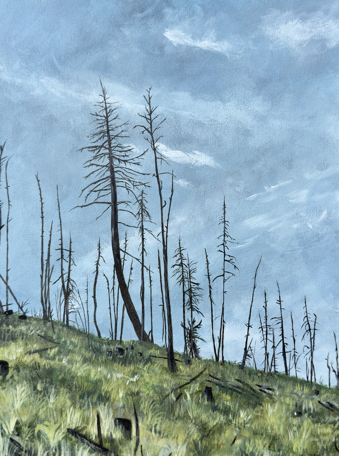 Fire Scar Painting Print