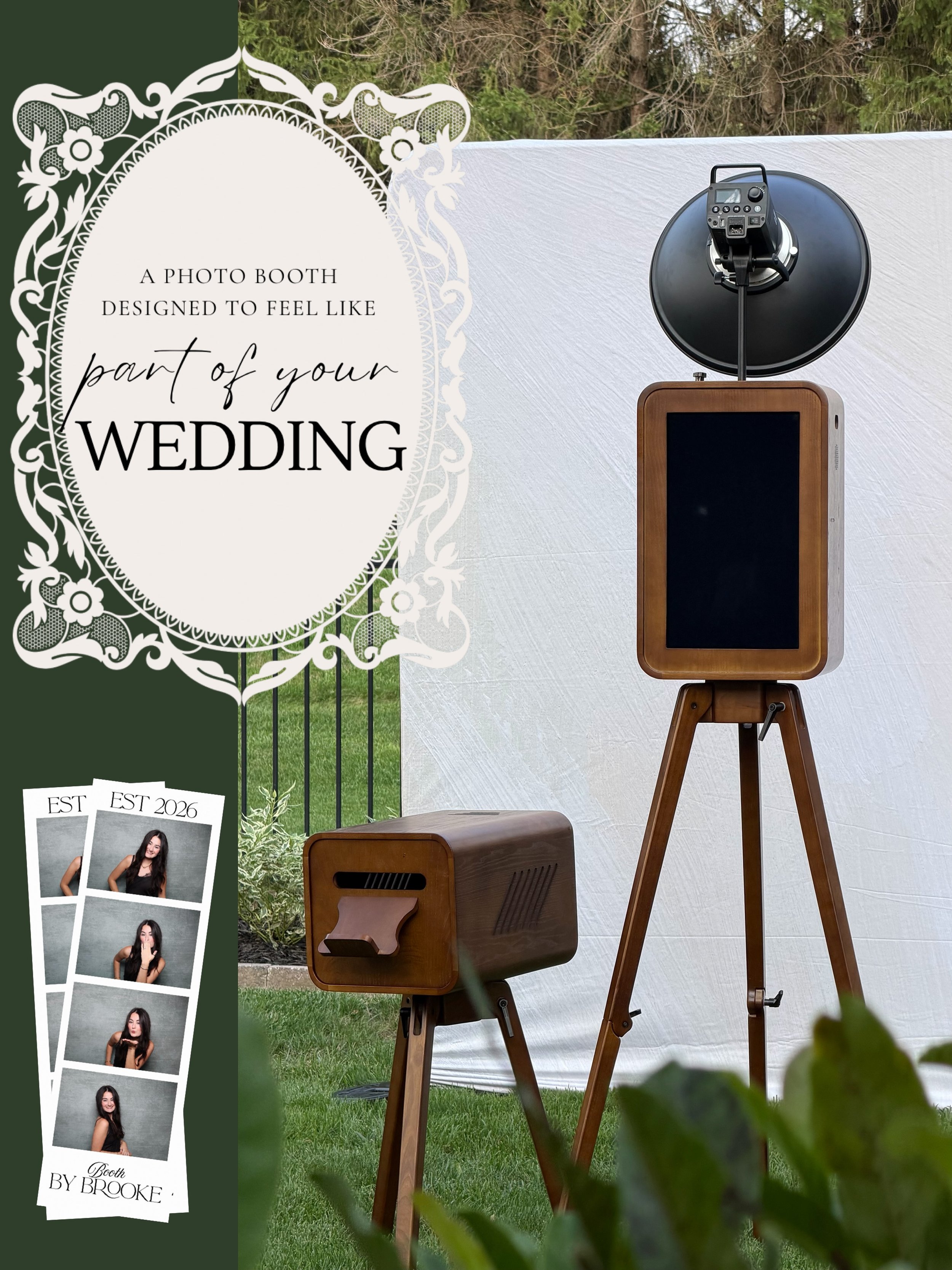 Getting married in 2026 or 2027? Let&rsquo;s make the photo booth part of your day. ✨ Inquire now to check your date.