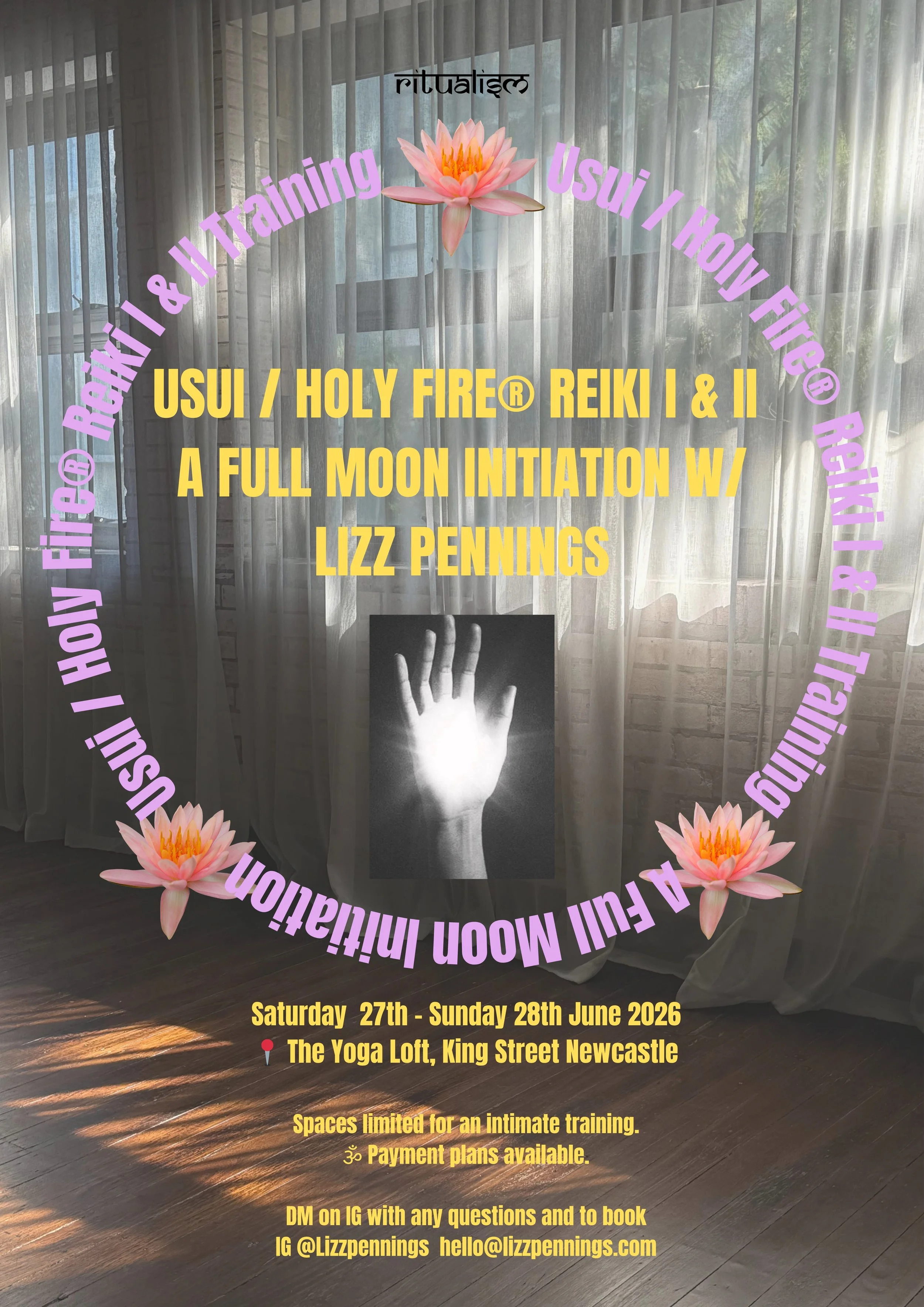 USUI / HOLY FIRE® REIKI I & II A FULL MOON INITIATION