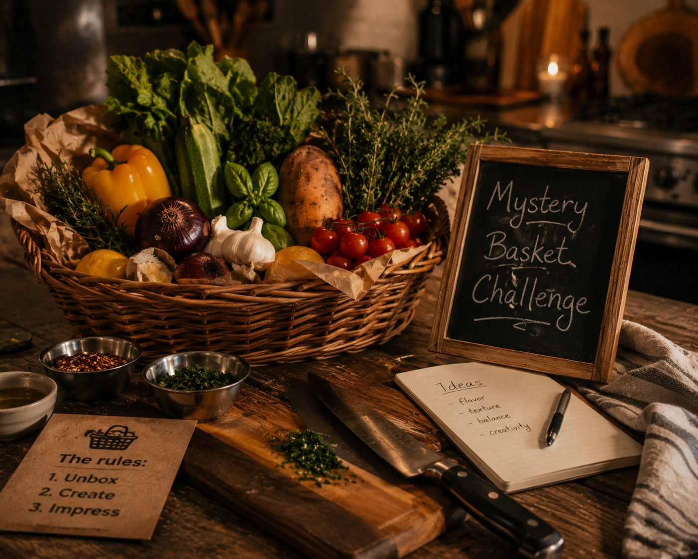 Mystery Basket Challenge  