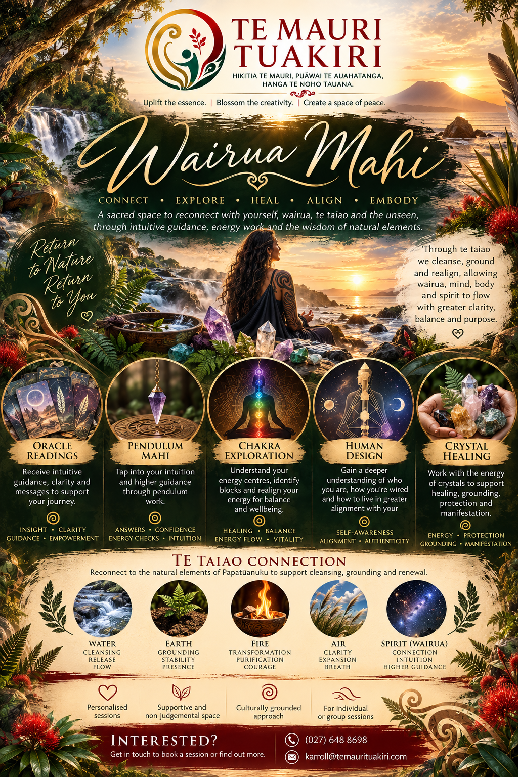 Wairua mahi - Reconnect • Explore • Remember