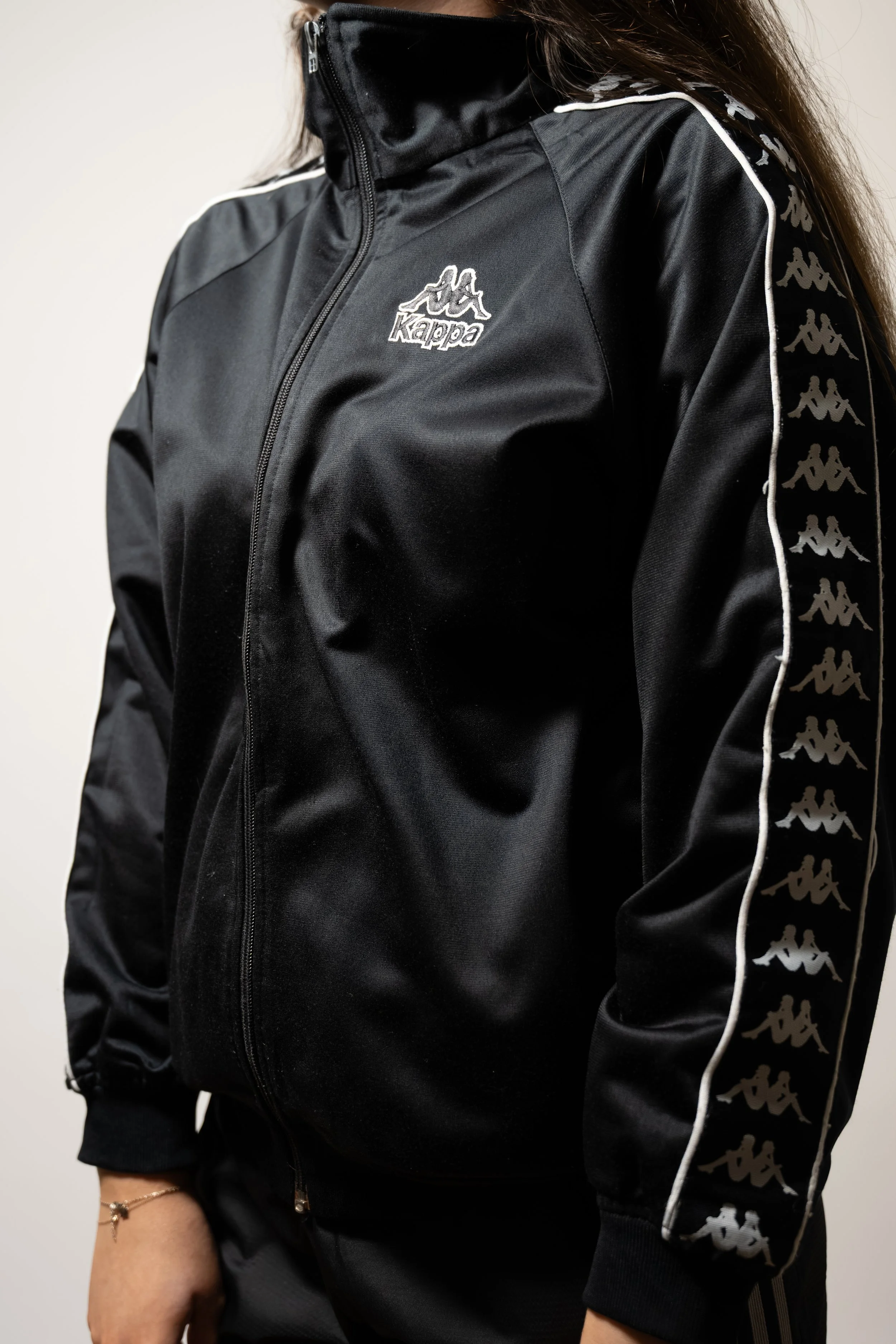 Black&White Kappa zip up