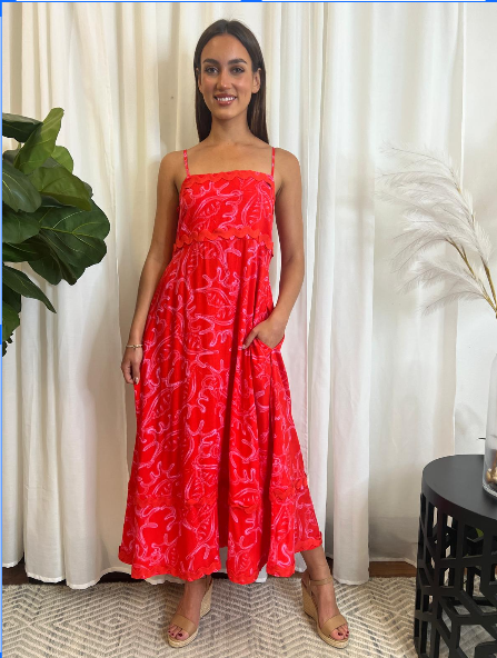 Hannah Ric Rac Maxi Dress