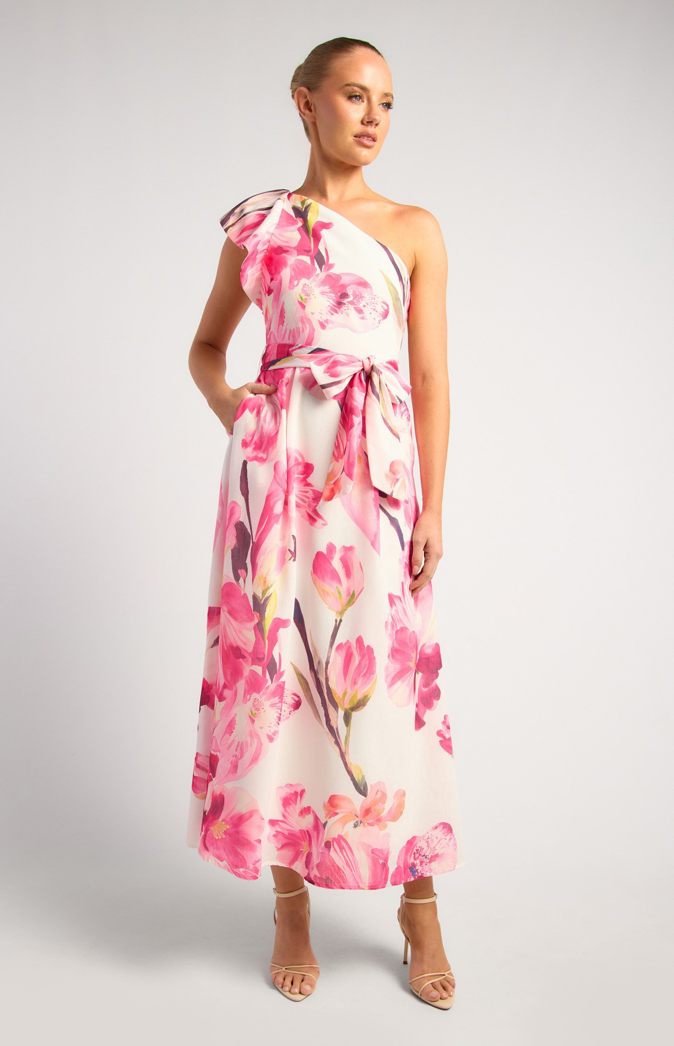 Charlotte Floral Midi Dress