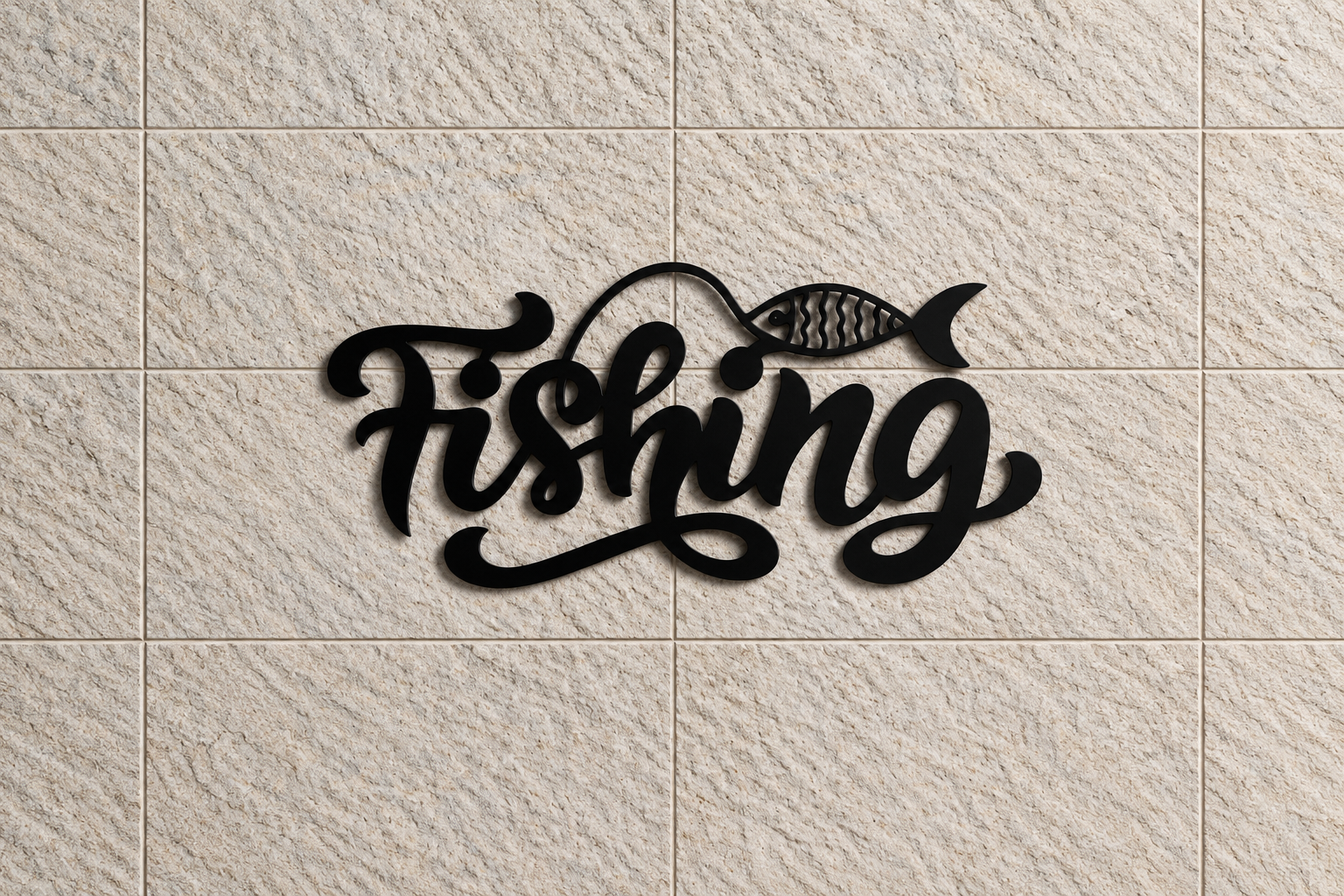 Fishing wanddecoratie 🎣
