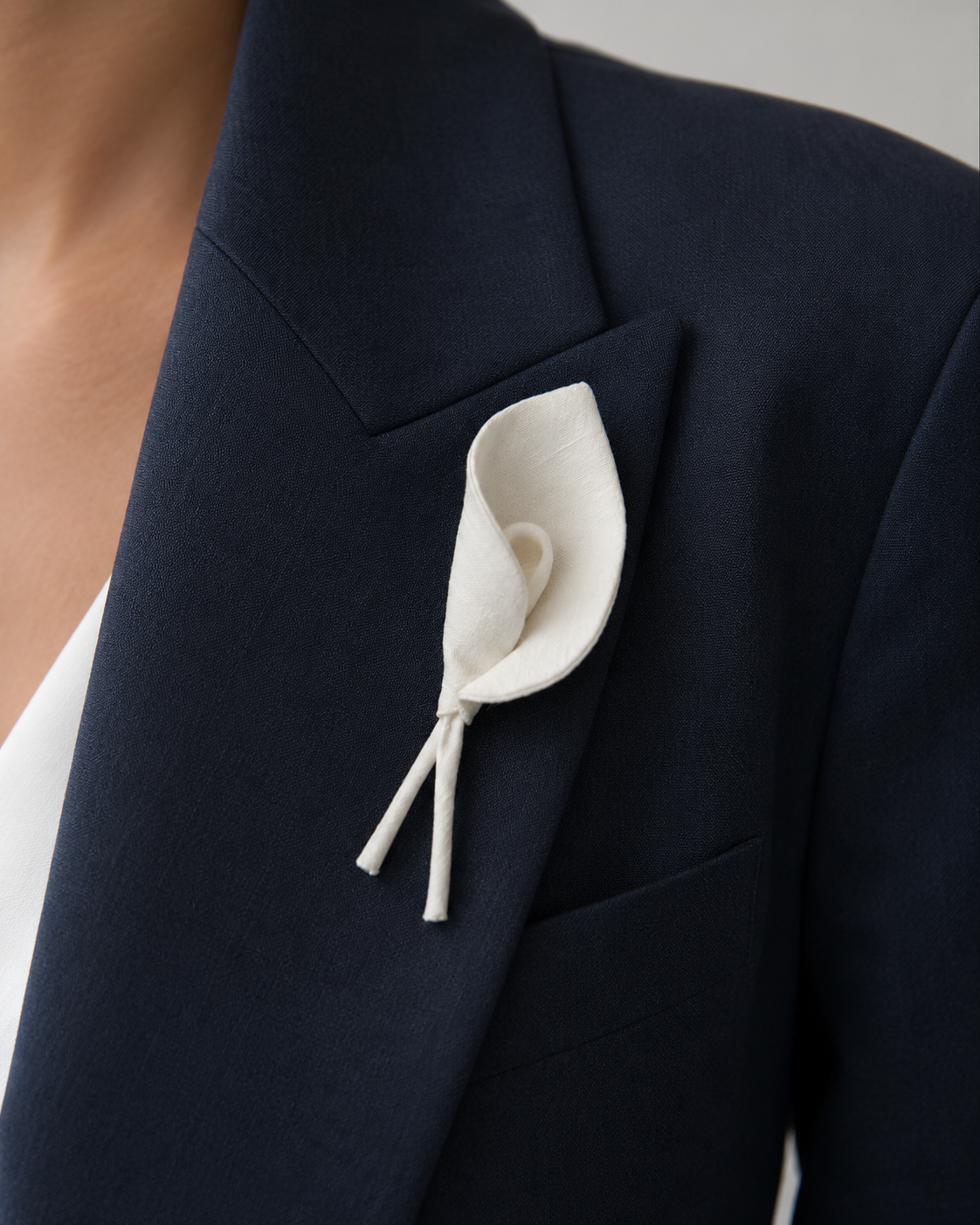 Sculptural Floral Pin