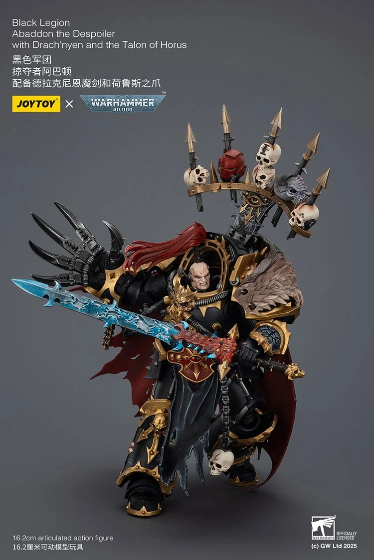 Black Legion Abaddon the Despoiler with Drach'nyen and the Talon of Horus