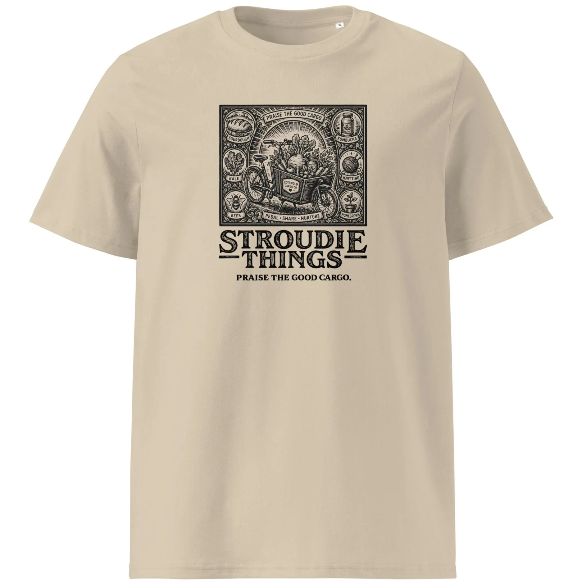 Stroudie Things 'Praise the Good Cargo' Organic Cotton T-Shirt