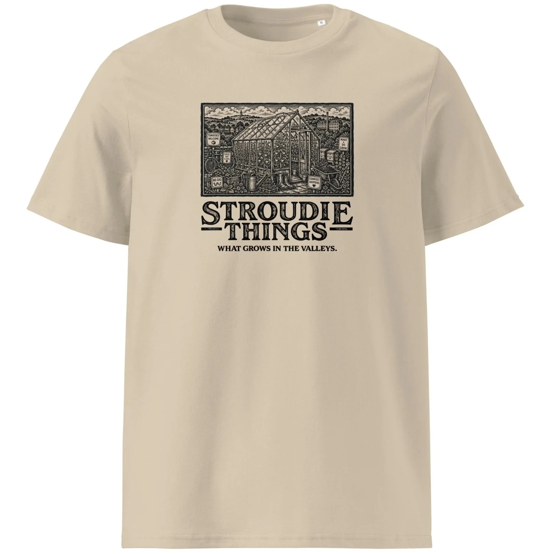 Stroudie Things 'What Grows in the Valleys' Organic Cotton T-Shirt