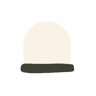 Animated element of a  Christmas greeting featuring a snow globe.