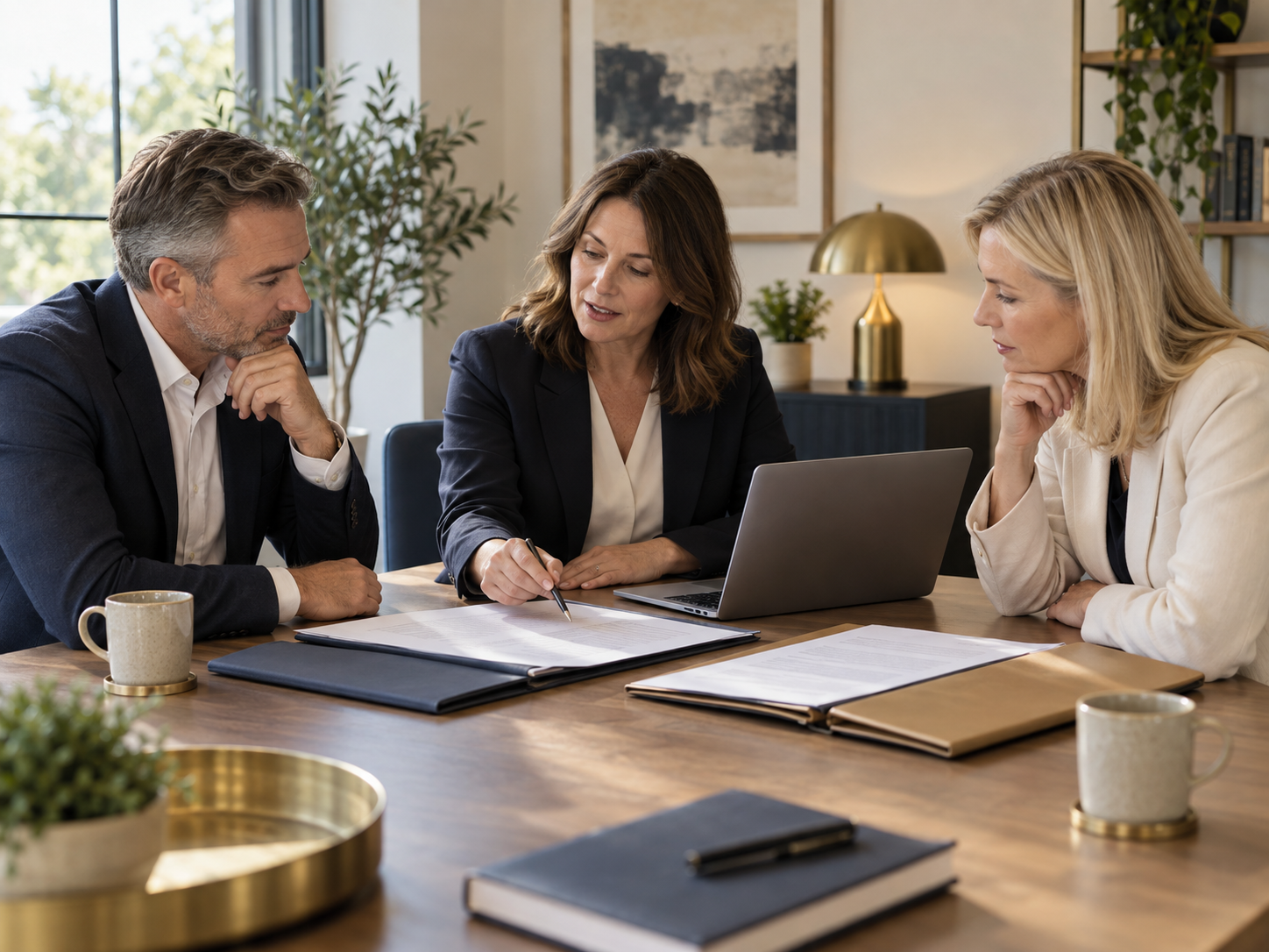 HR adviser supporting two business leaders with a planned employee transfer