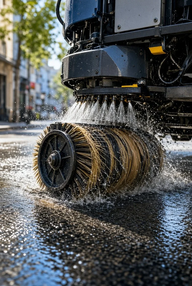Sidewalk & Entryway Pressure Washing (small commercial frontage)