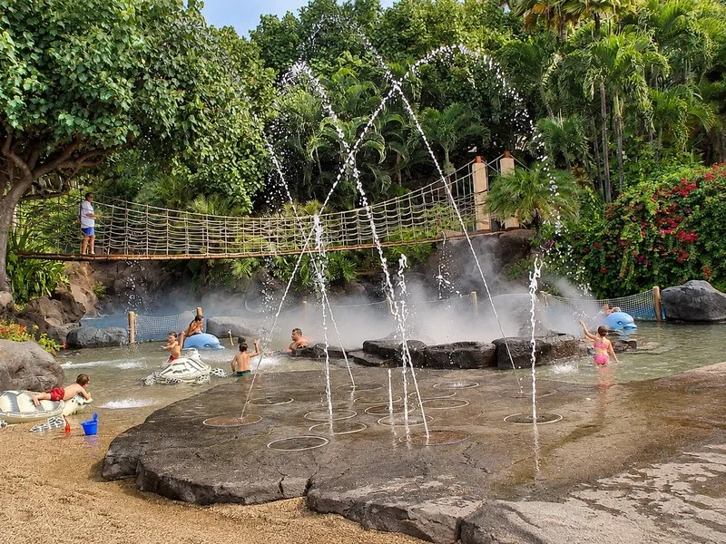 Keiki Lagoon children's splash area at the Hyatt Regency Māui Resort &amp; Spa