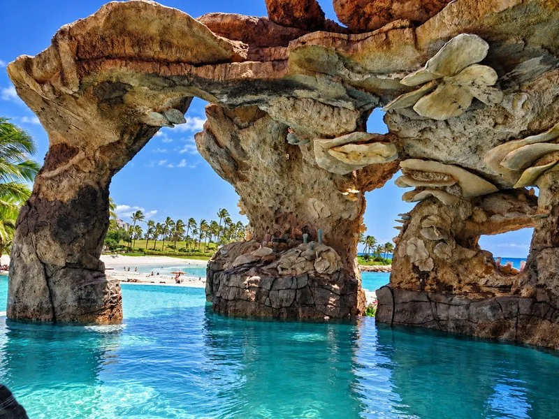The Rock Formations &amp; Pool Area at Aulani, A Disney Resort &amp; Spa