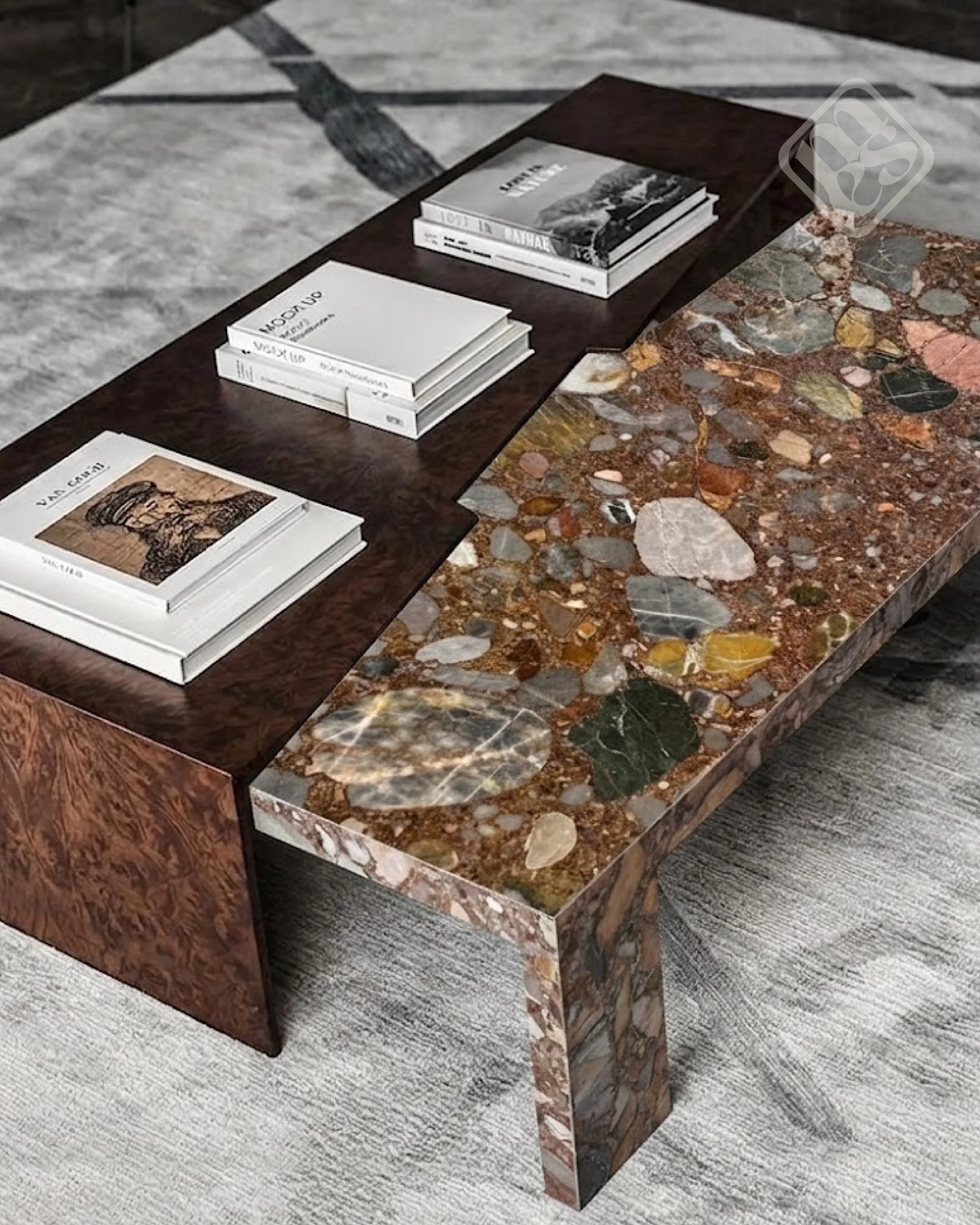 A dialogue between softness and strength.
Natural stone bringing depth, texture, and timeless character to the space.

For inquiries &amp; custom projects:
📞 +355 68 933 5733

#MateriaEliteStone #InteriorDesign #LuxuryInteriors #NaturalStone #Modern