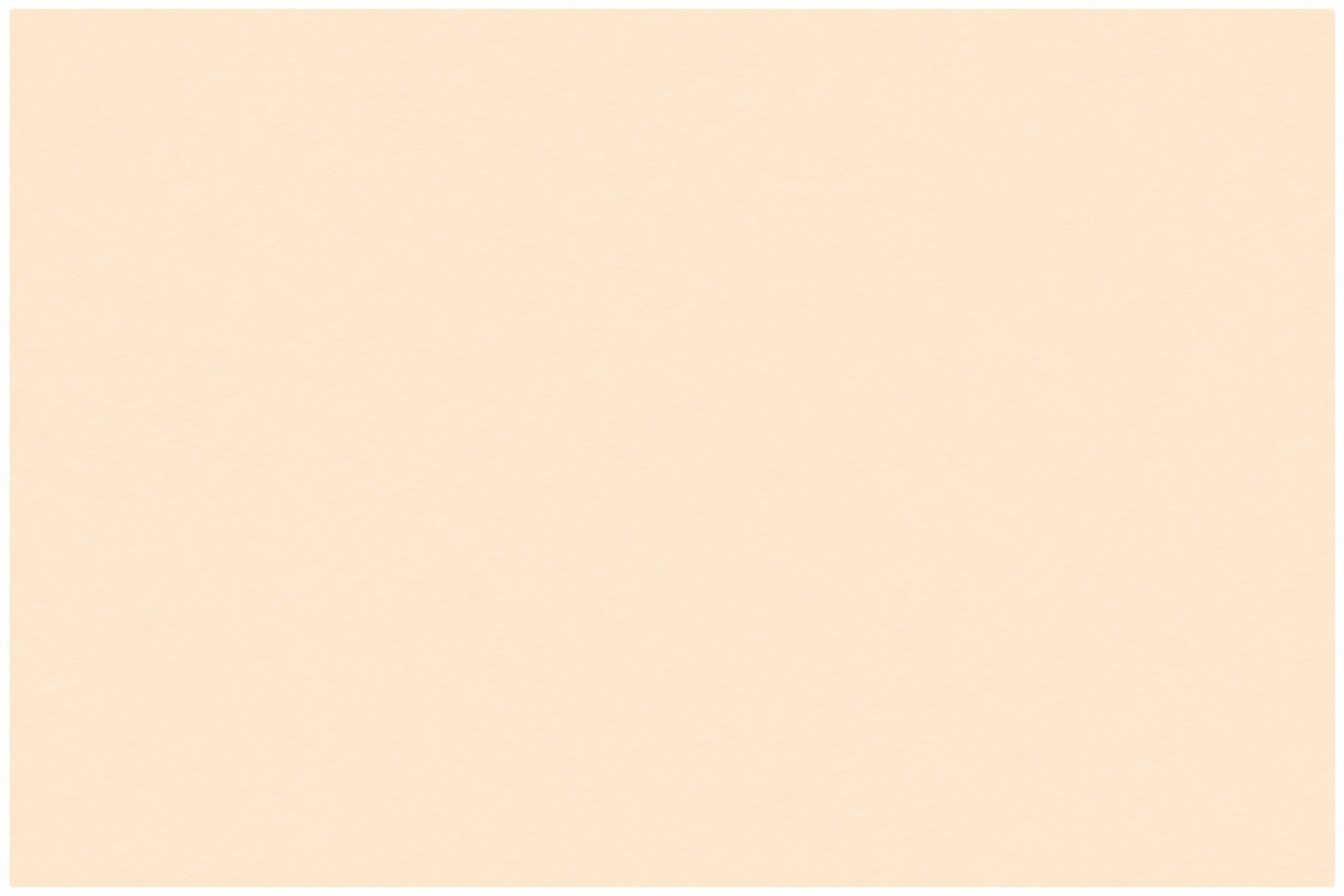 A large sheet of light beige or cream-colored paper or cardboard.