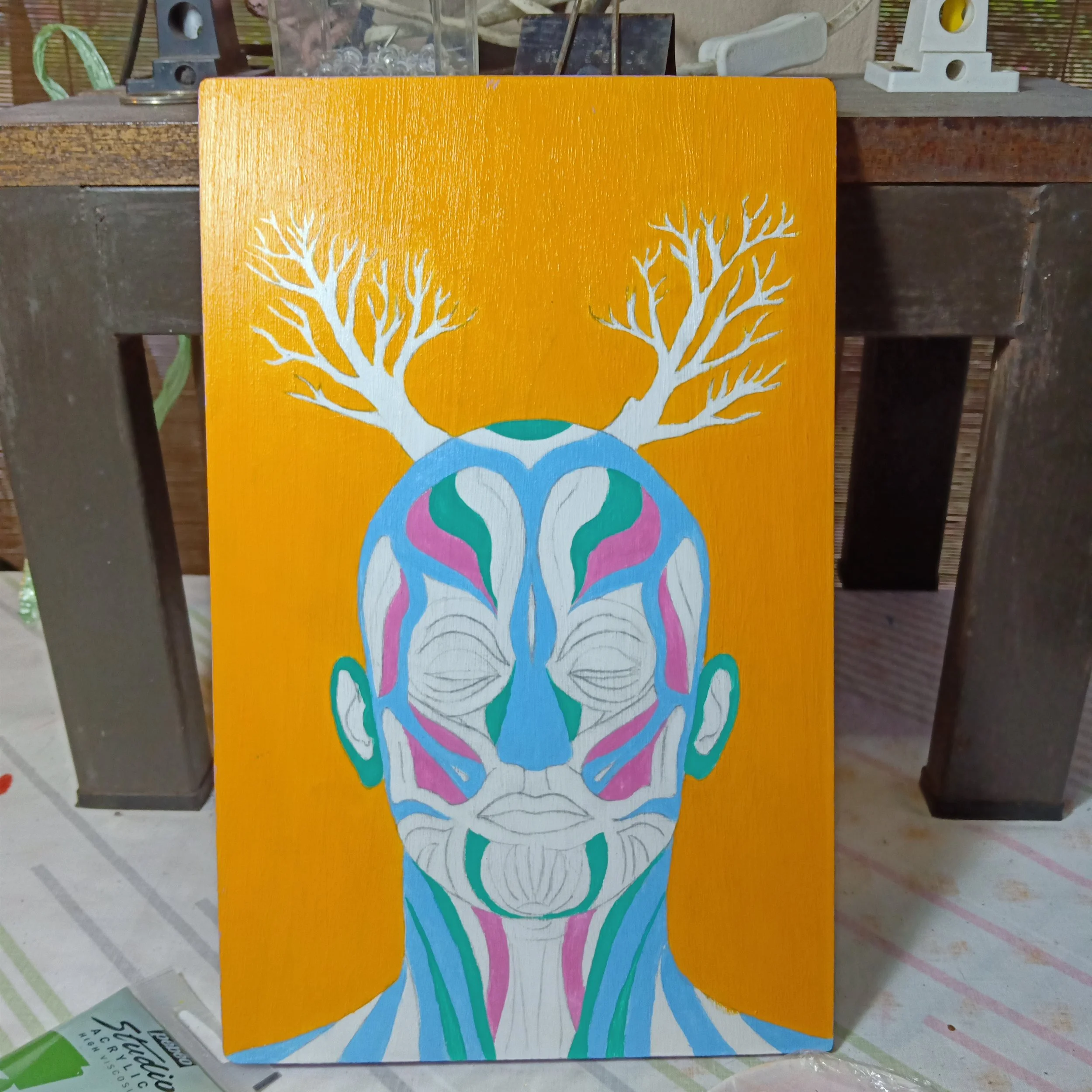 "The Naked" in progress