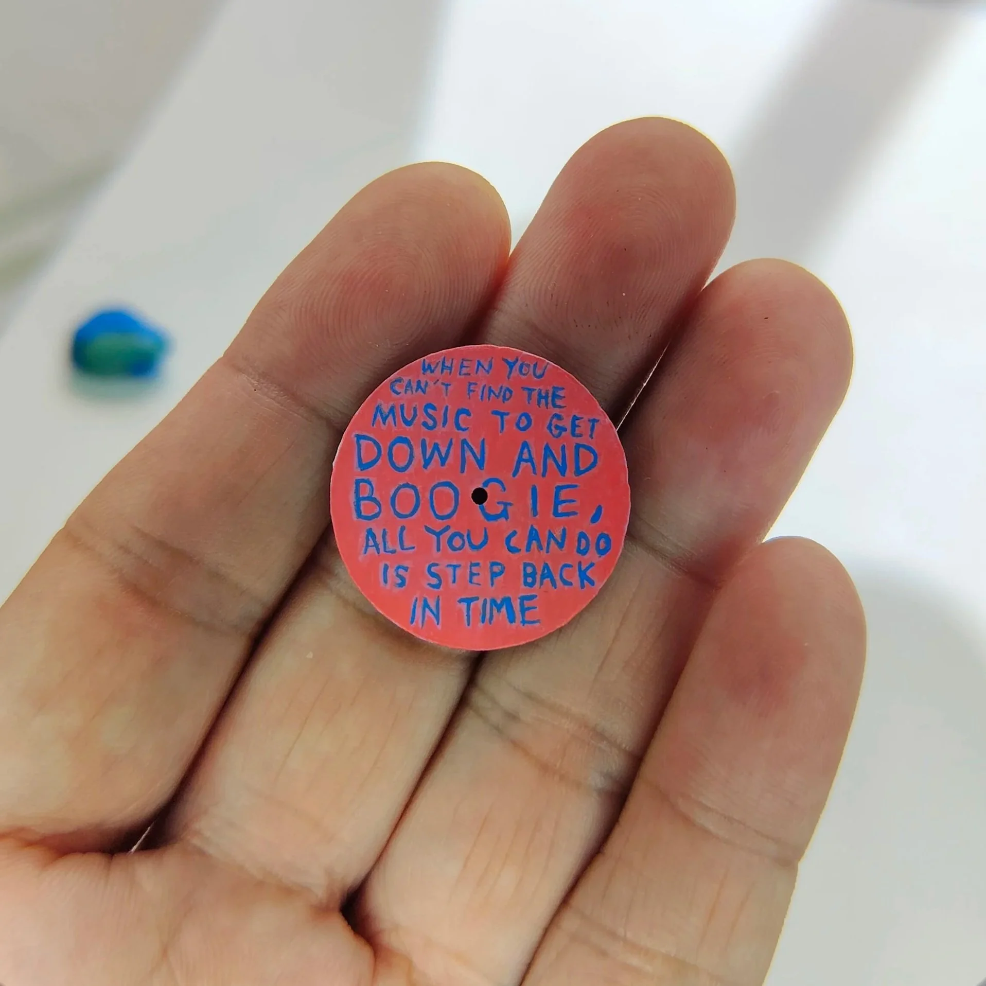 "Time Talisman (2024)" | Acrylic on used wristwatch