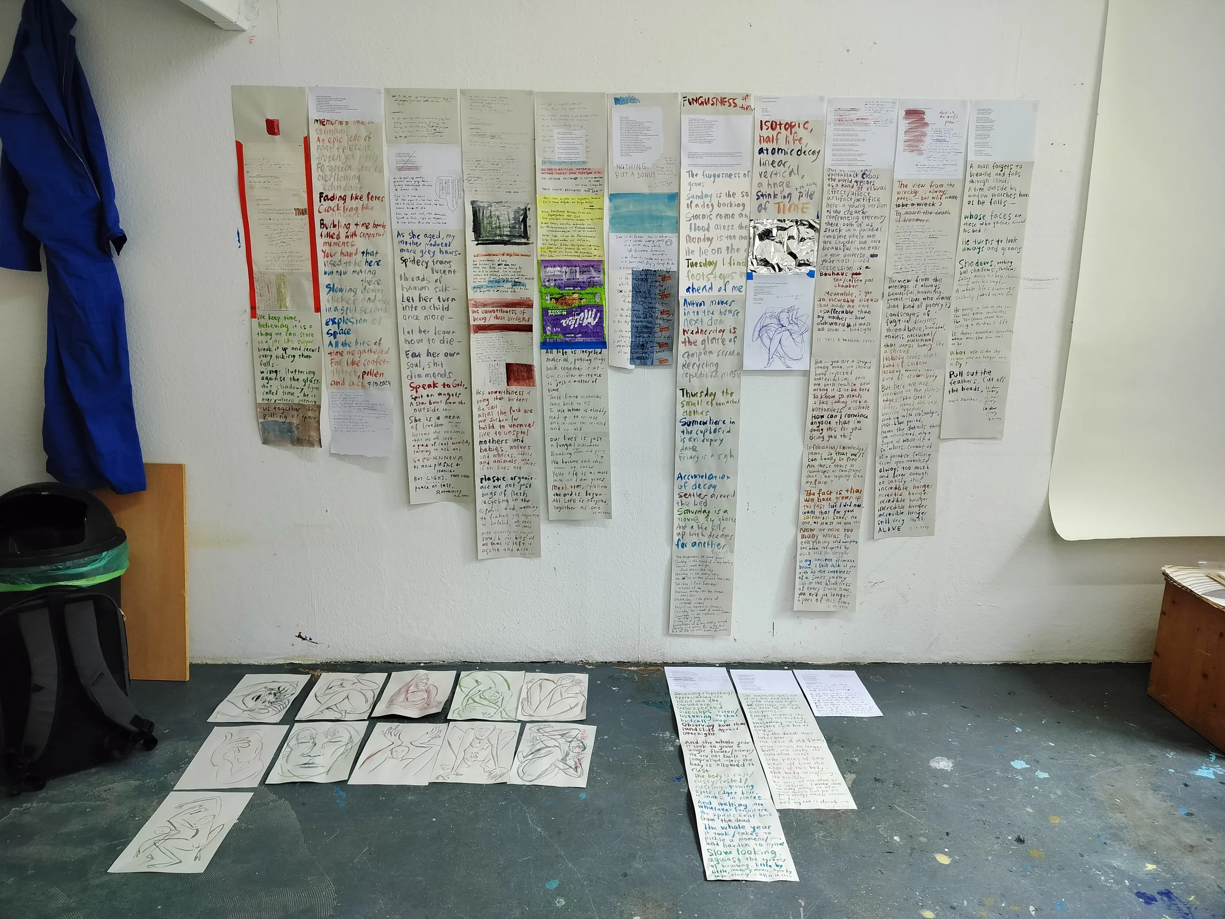 
Making of "Secret Life of Poetry" (2024) during basis e.V. Frankfurt residency