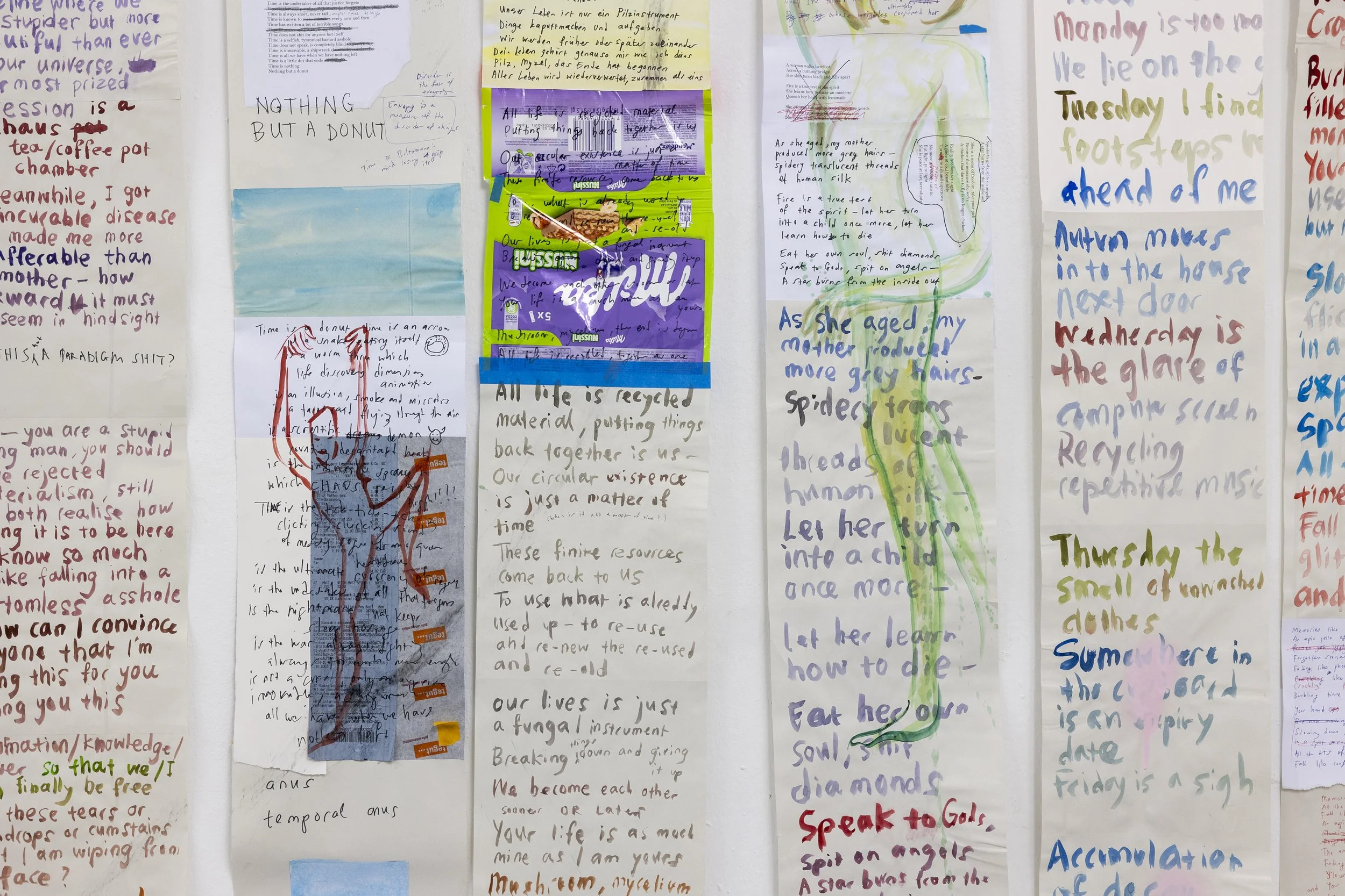 
Detail from "Secret Life of Poetry" (2024)