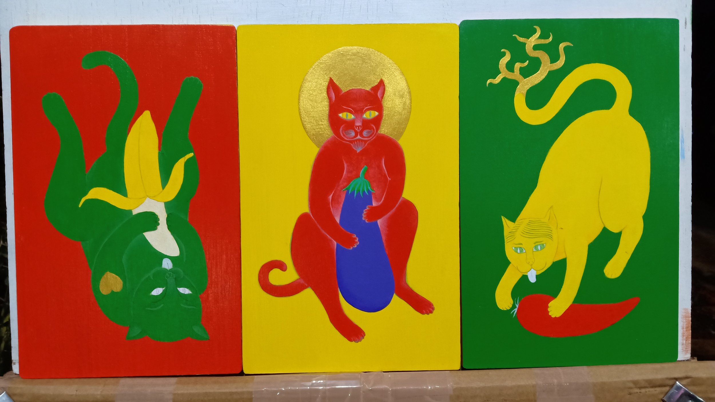 A rejected "Triptych" work