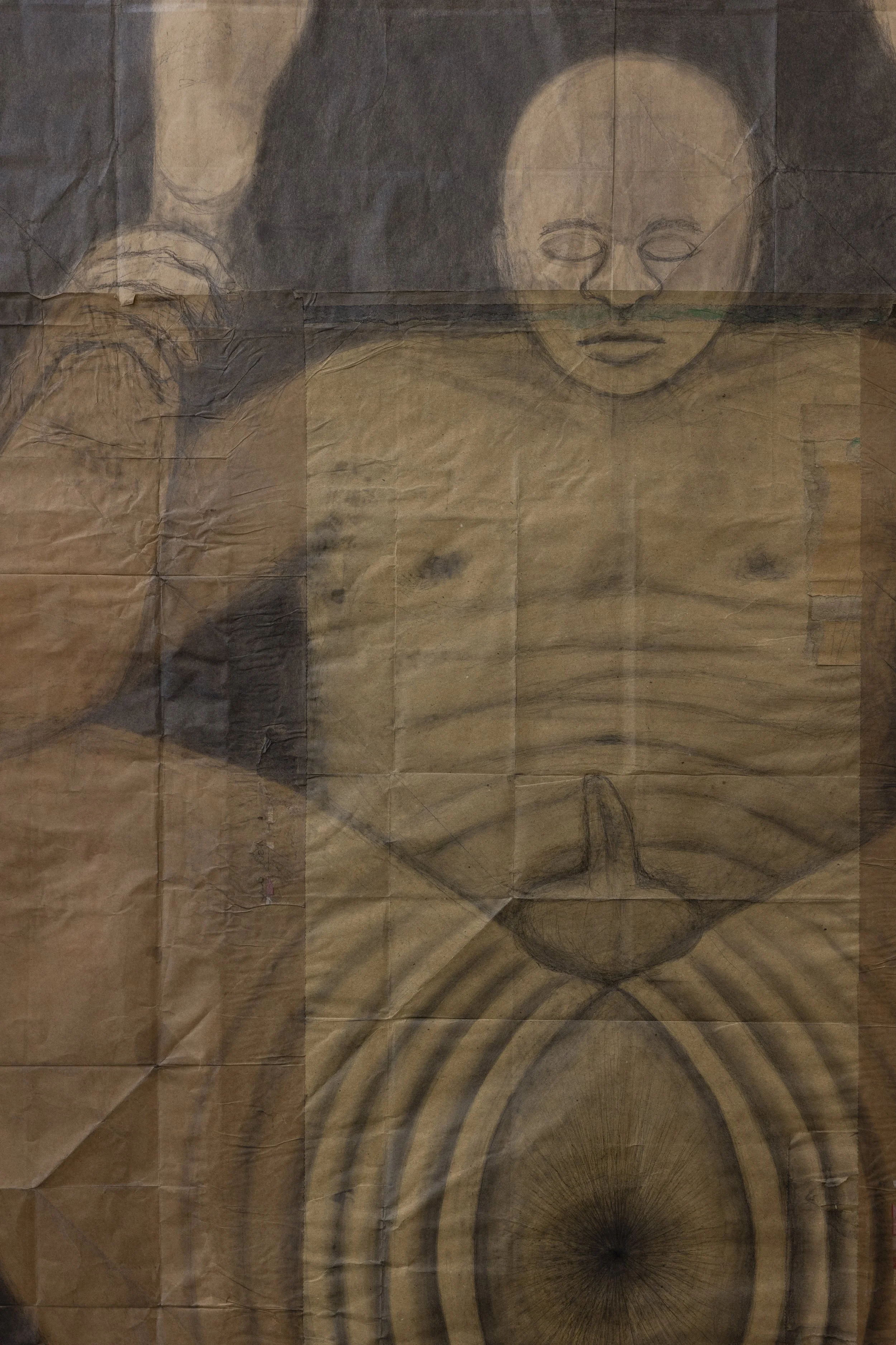 Detail from "The Temporal Anus" (2024)