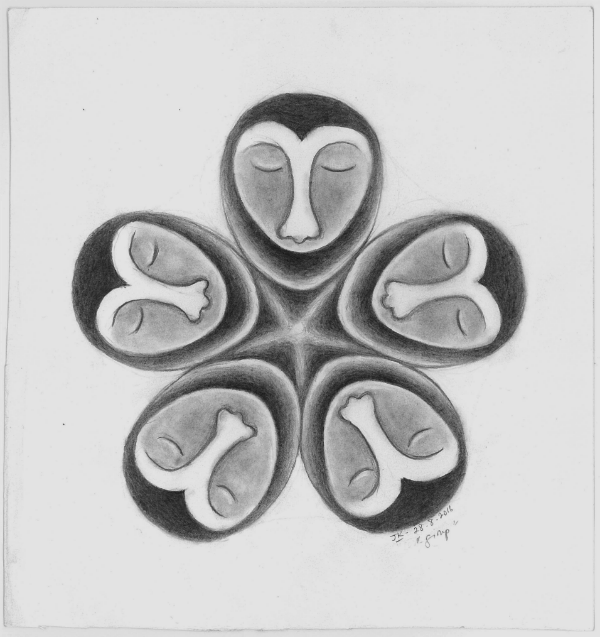 "gimp" (2016) | Graphite on cartridge paper