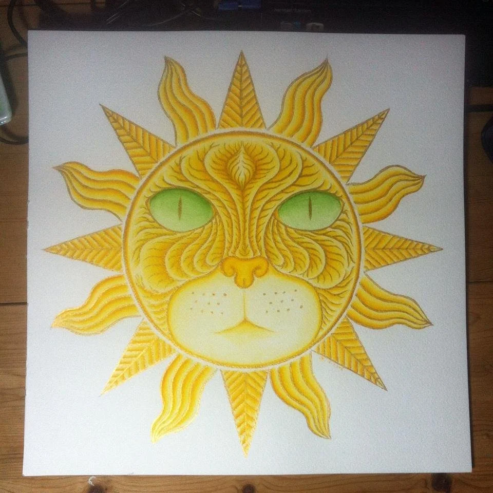 "Untitled" (2016) | Watercolour on paper | 54cm x 54cm
