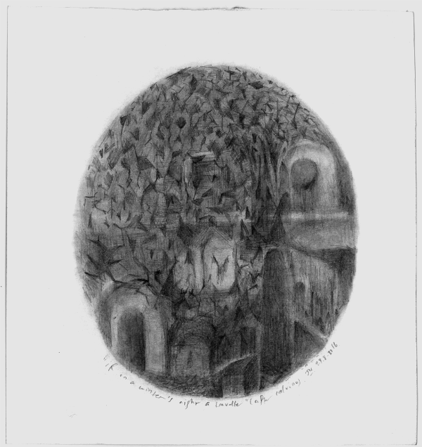 "If on a Winter's Night" (2016) | Graphite on cartridge paper