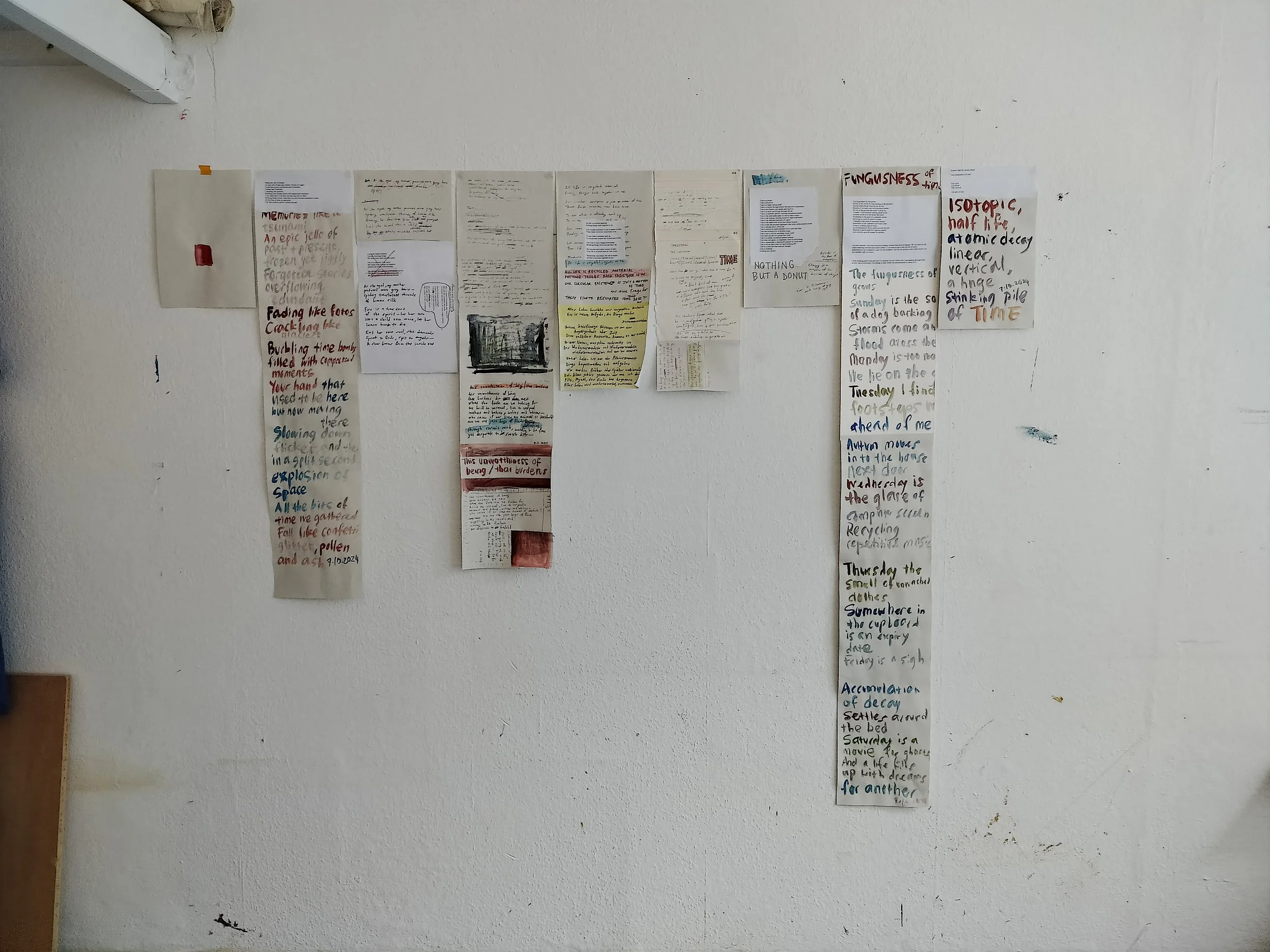 
Making of "Secret Life of Poetry" (2024) during basis e.V. Frankfurt residency